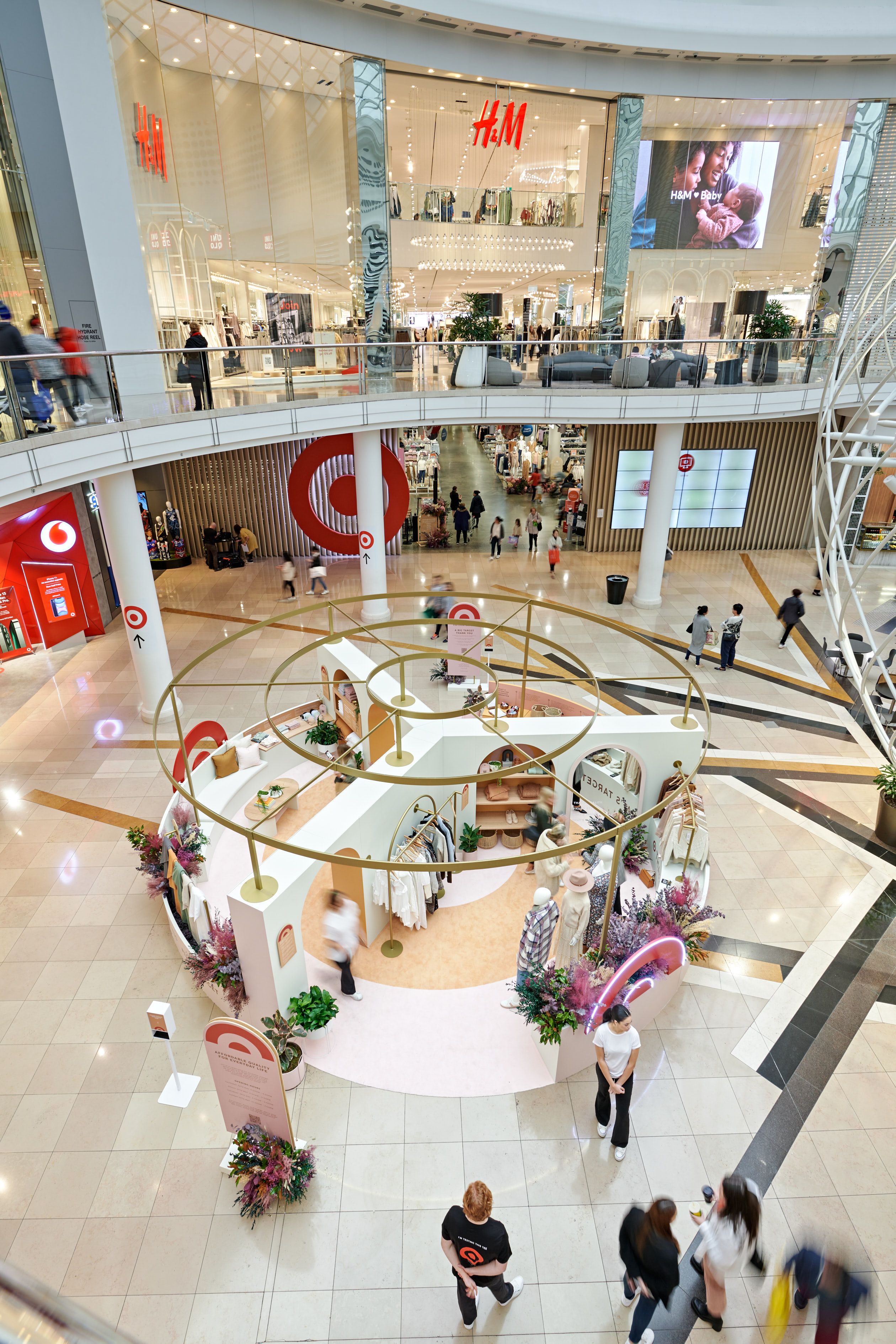 Target Activation at Chadstone - retail brand activation, fabrication, build and production - Chadstone - The Fashion Capital - Melbourne, Australia