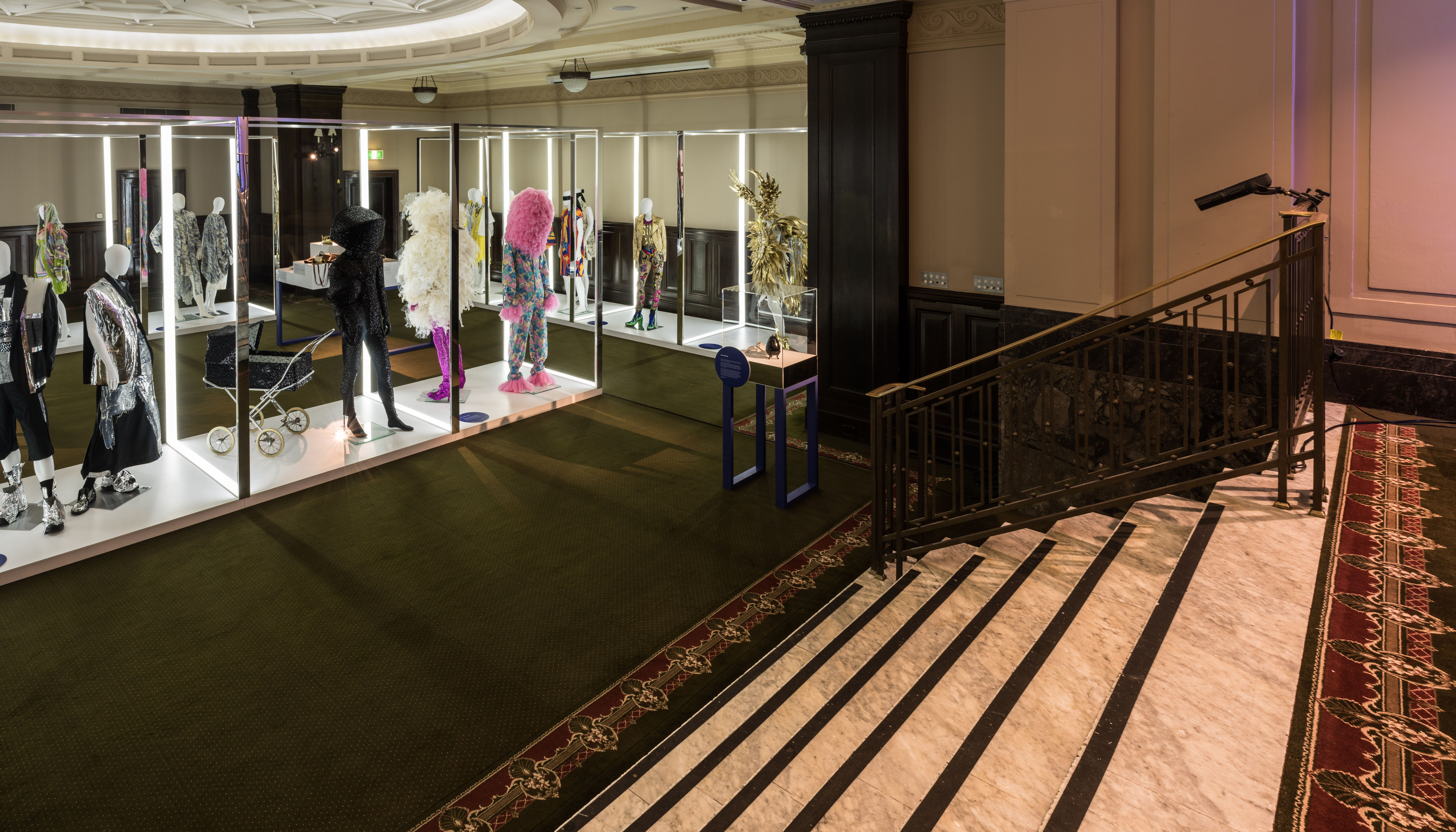 Melbourne Spring Fashion Week Creative Collective Exhibition - fashion exhibition design, event production - Melbourne Town Hall, Australia