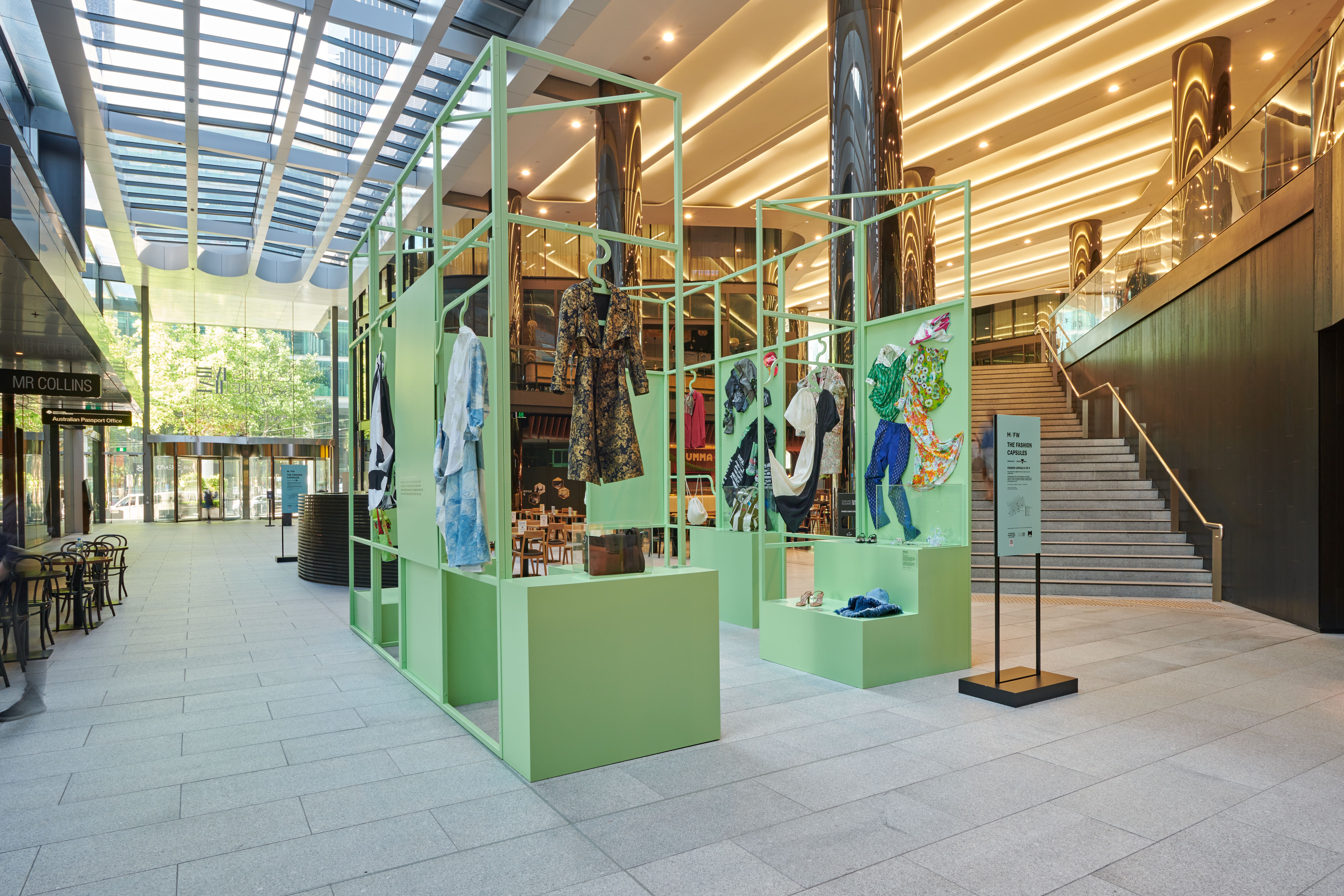 Melbourne Fashion Week Capsules - fashion exhibition design, event production - Melbourne, Australia