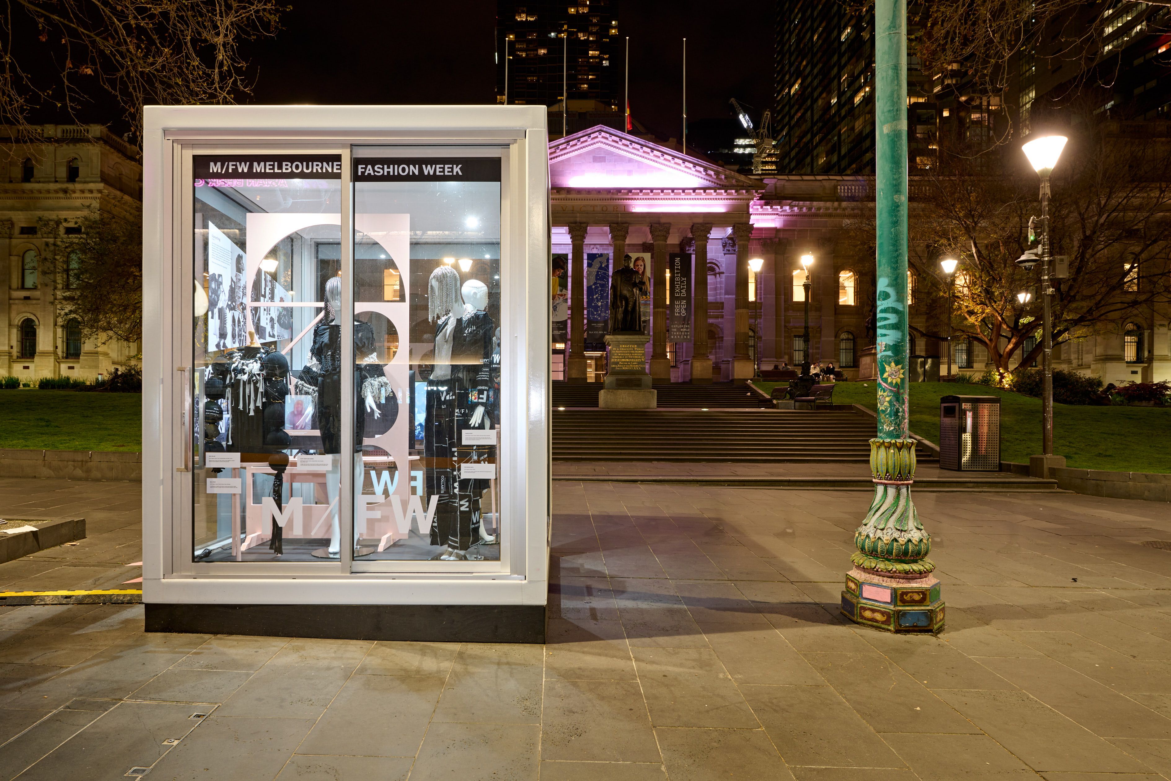 Melbourne Fashion Week Capsules - event and production, fashion exhibition design - Melbourne, Australia