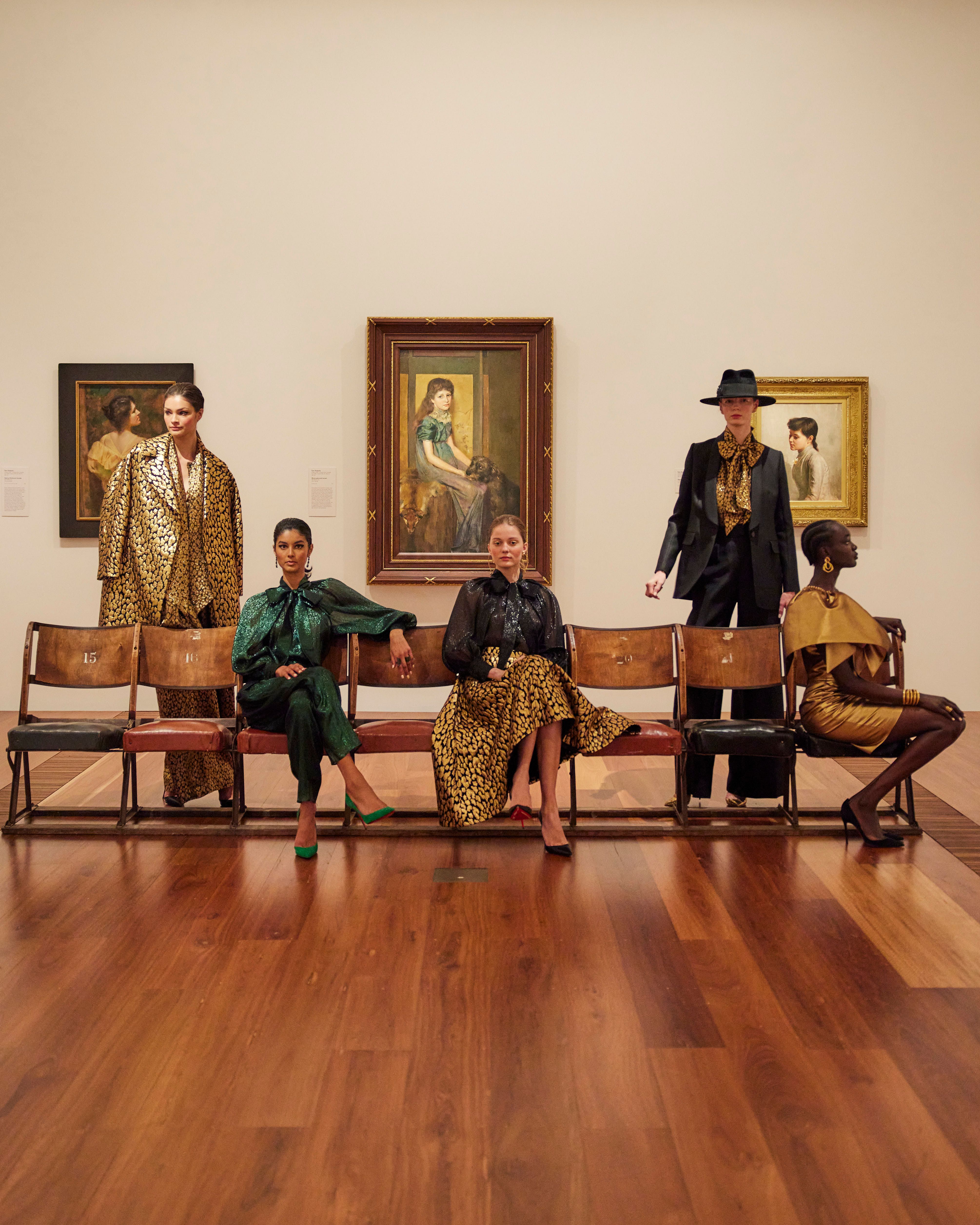 Melbourne Fashion Week 2021 Art x Fashion at NGV - fashion exhibition design, event and production - National Gallery of Victoria, Melbourne, Australia