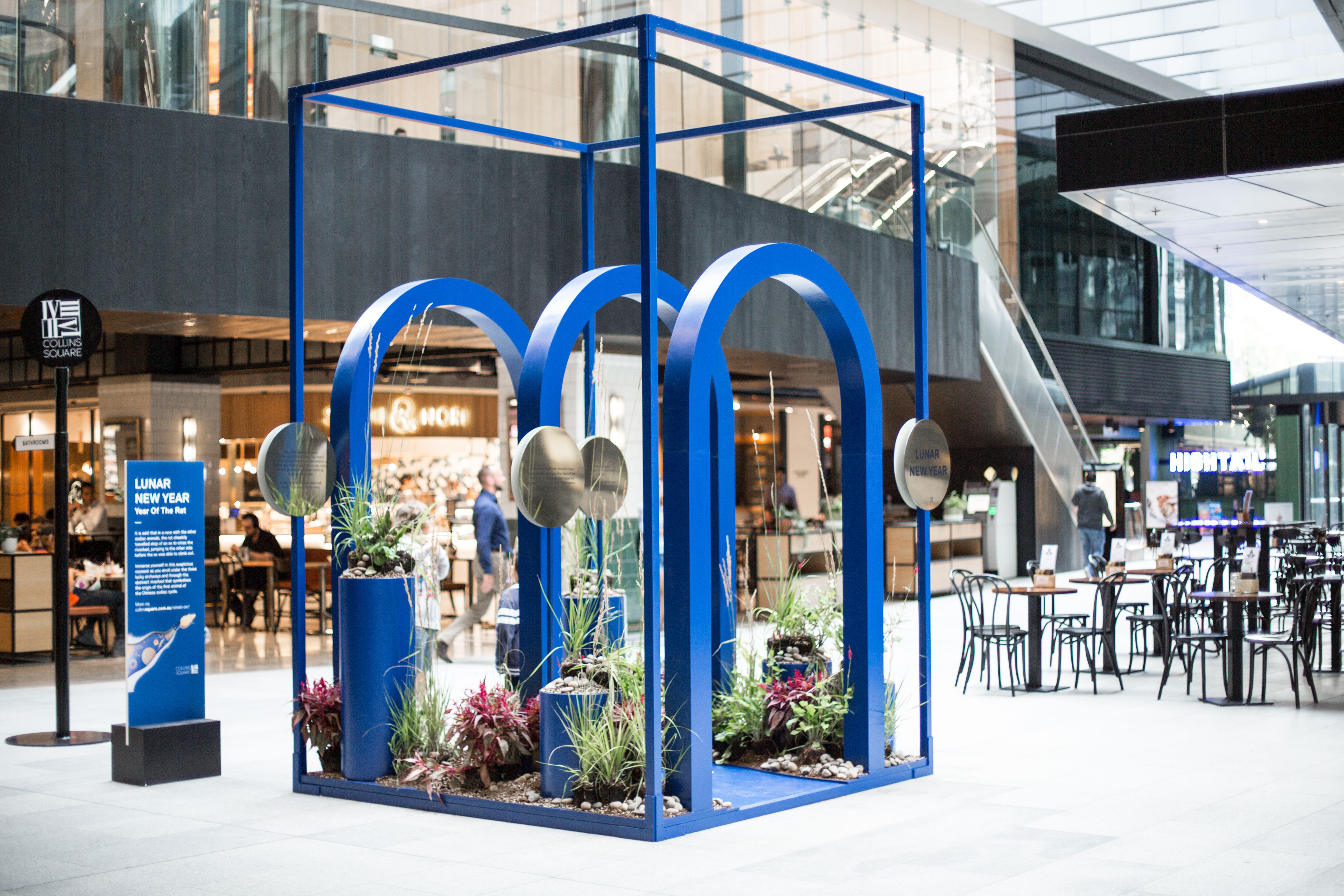 Collins Square Lunar New Year - retail activation, fabrication and installation - Collins Square, Melbourne, Australia