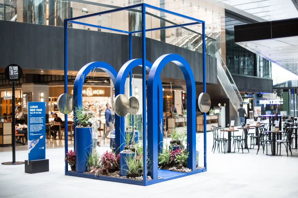 Collins Square Lunar New Year - Collins Square, Melbourne, Australia Collins Square Lunar New Year - retail activation, fabrication and installation - Collins Square, Melbourne, Australia