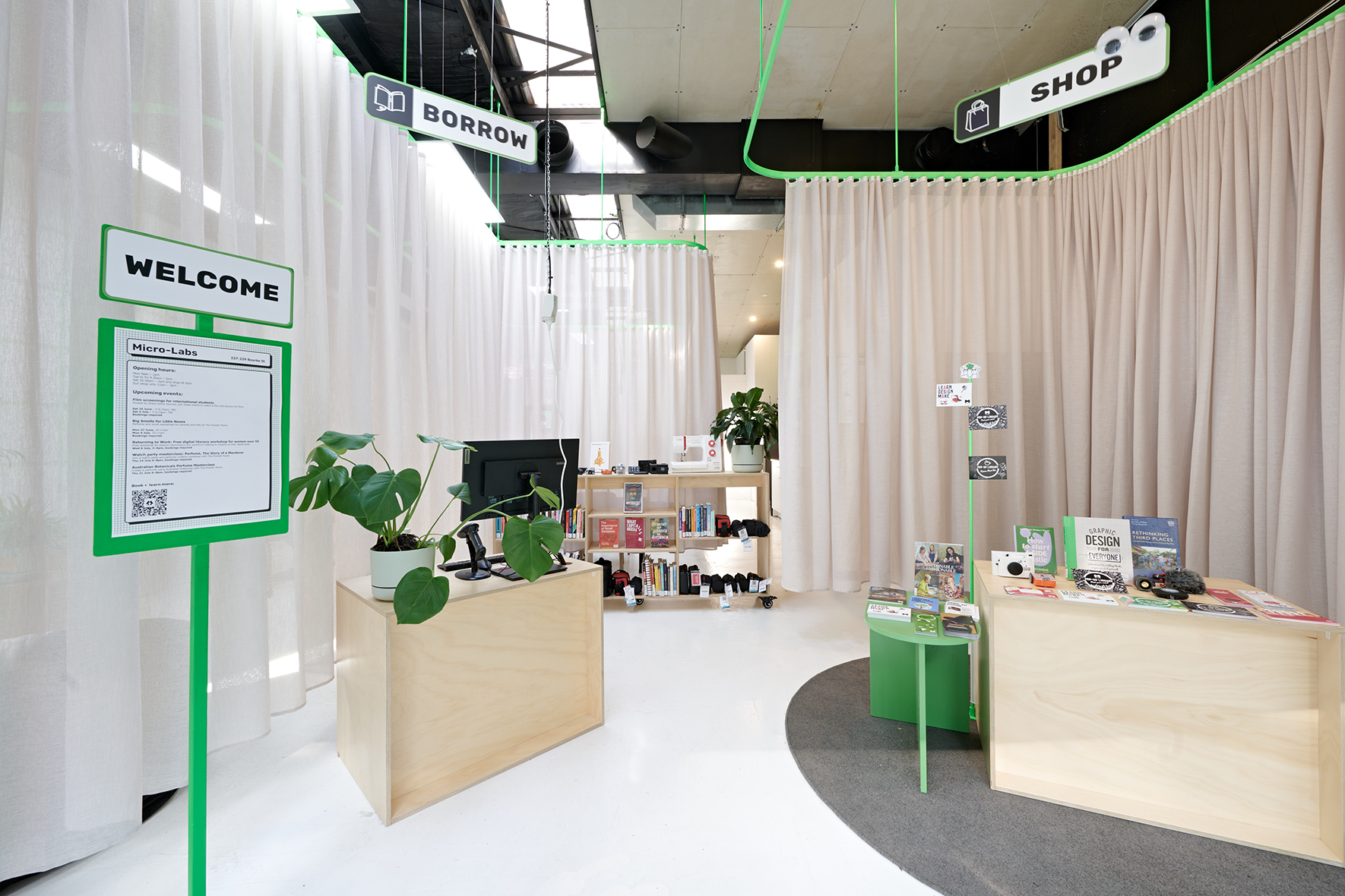 Micro-Labs - retail popup design, project management - Melbourne, Australia