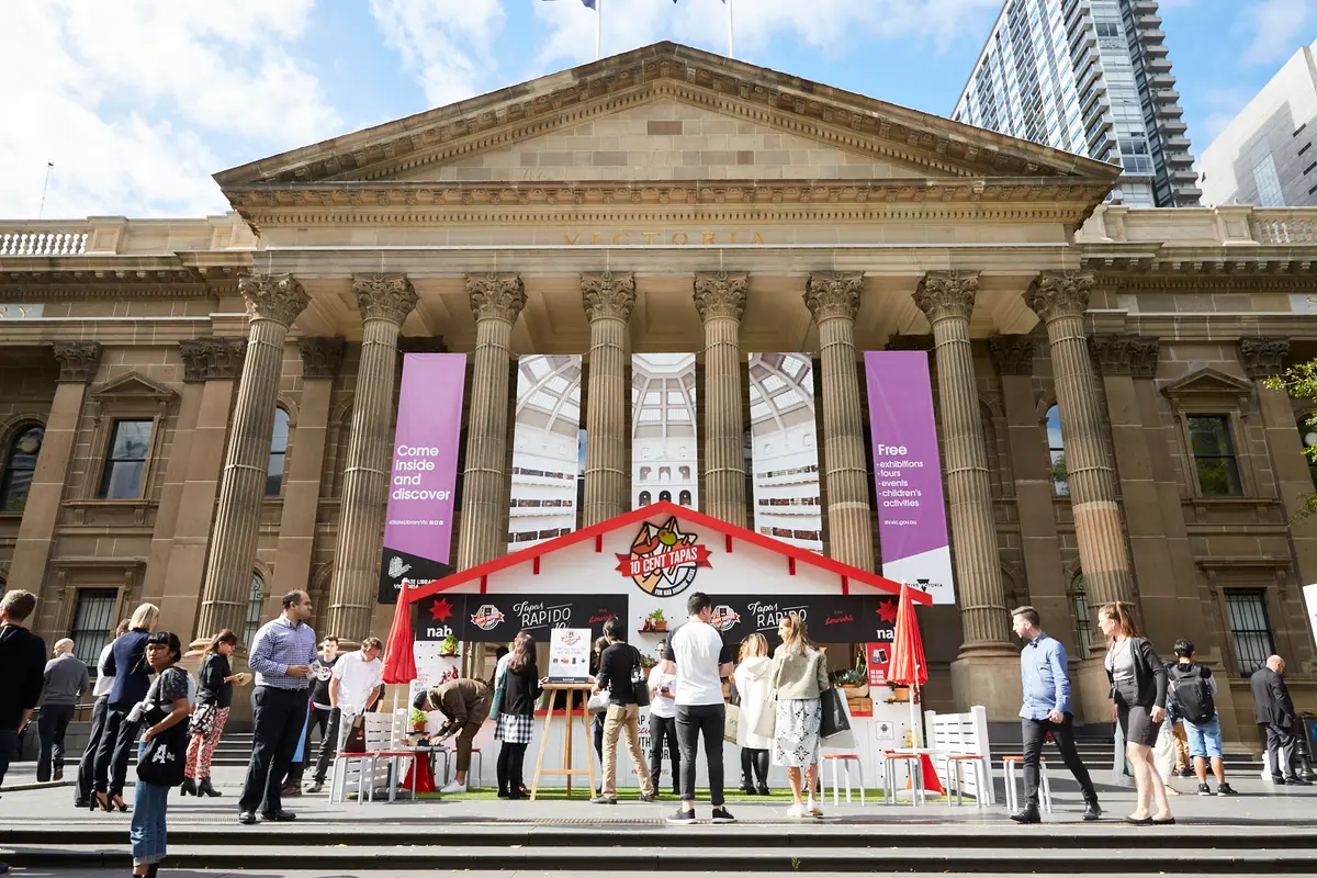 NAB Happy Tappers - State Library, Melbourne and Australia Square, Sydney, Australia NAB Happy Tappers - brand activation, event management and production - State Library, Melbourne and Australia Square, Sydney, Australia