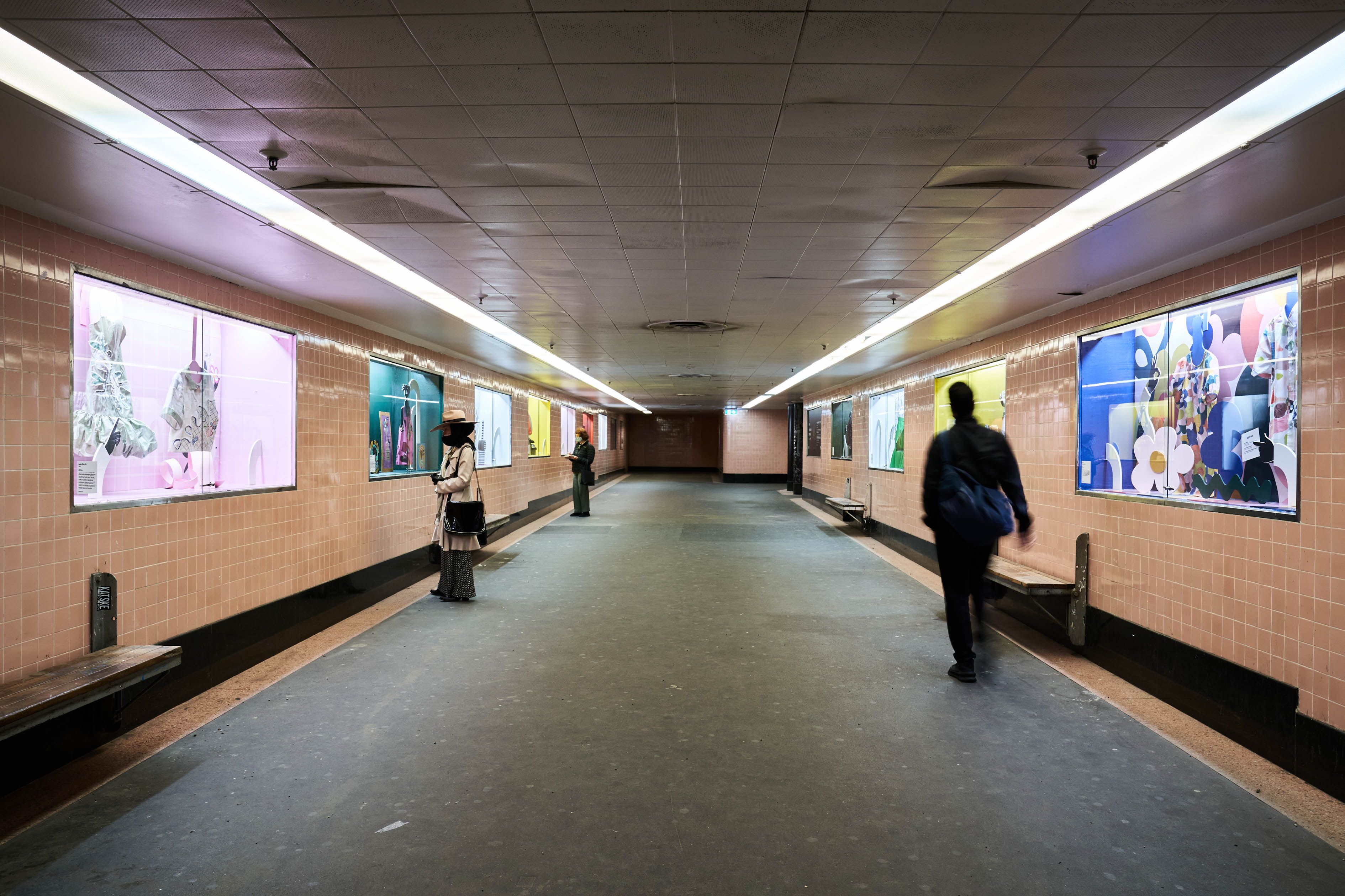 Melbourne Fashion Week Capsules - fashion exhibition design, event production - Melbourne, Australia