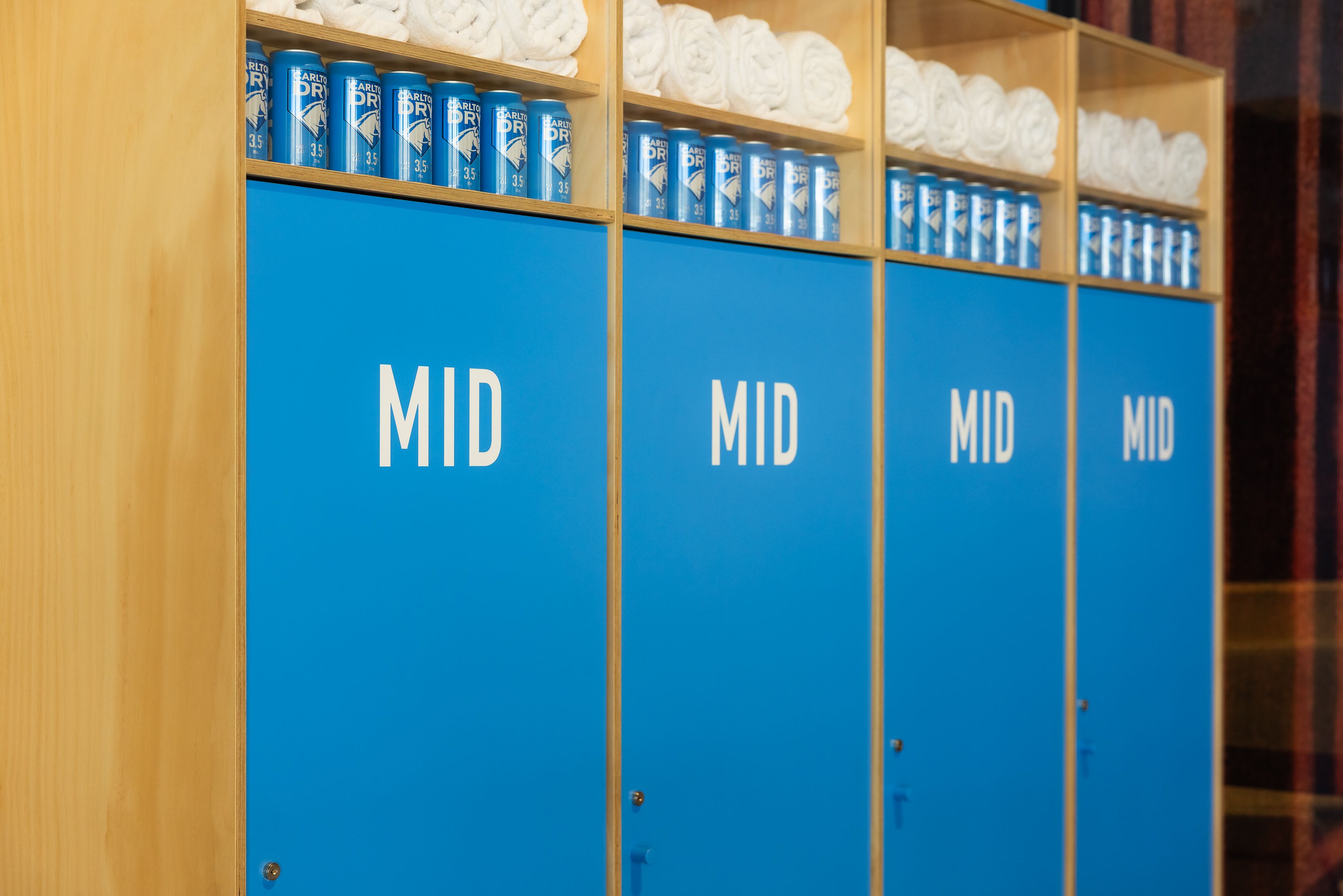 Carlton Dry "Embrace the Mid" - brand activation - Marvel Stadium, Melbourne