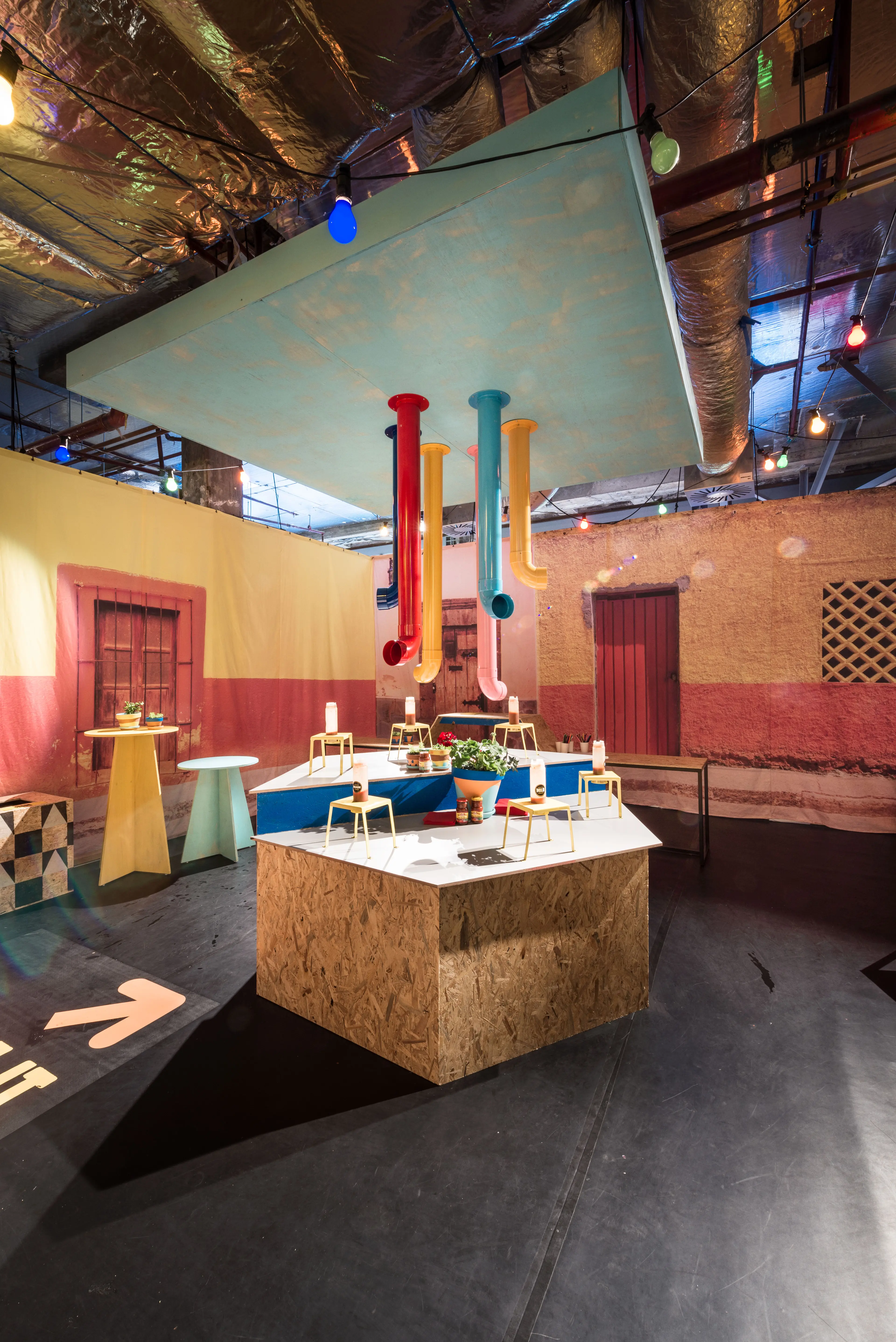 Old El Paso Pop Up Tortilla Bar - brand activation, hospitality interior design, fabrication and fitout - QV, Melbourne, Australia
