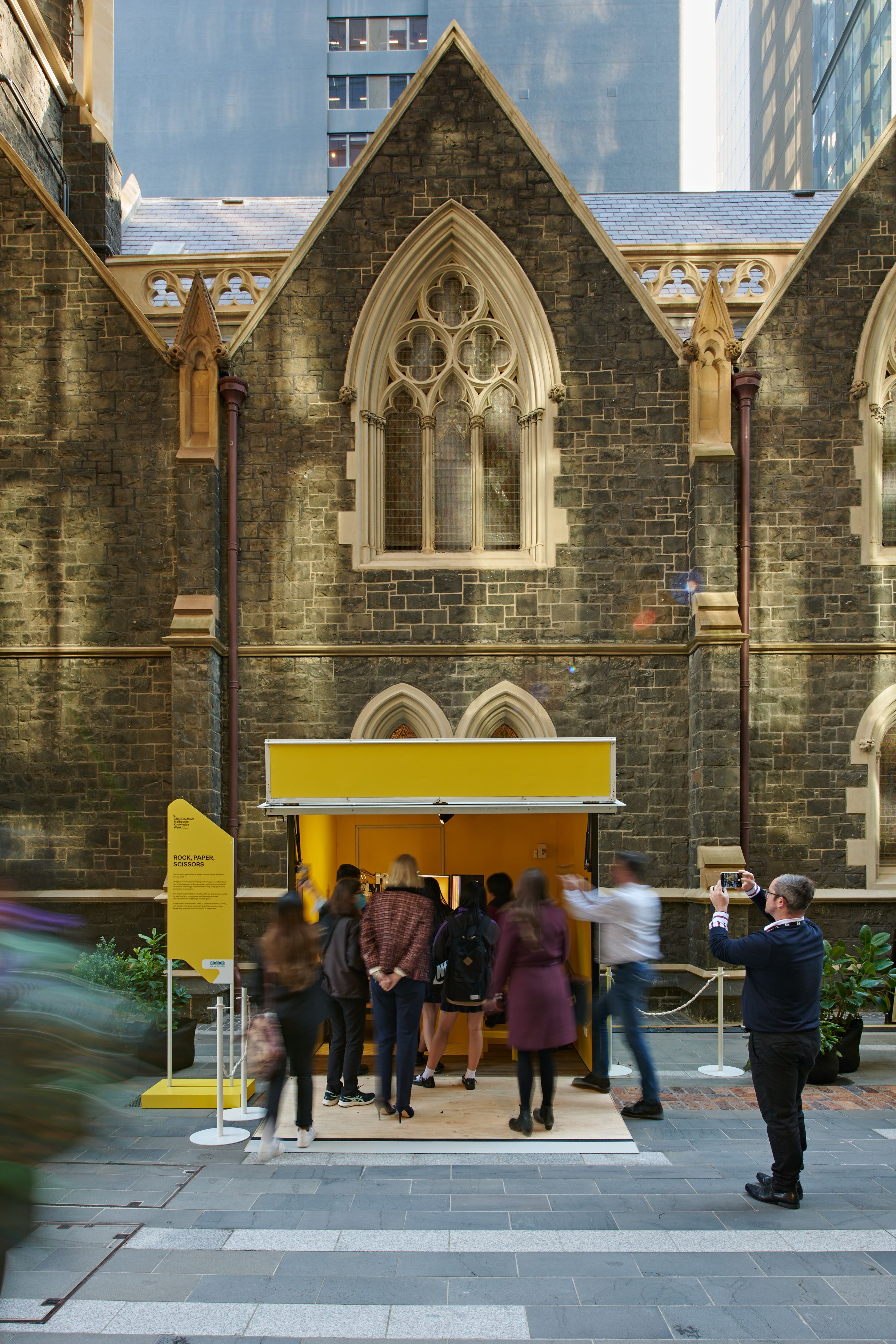 Melbourne Knowledge Week - exhibition design, event production, fabrication and installation - Melbourne, Australia