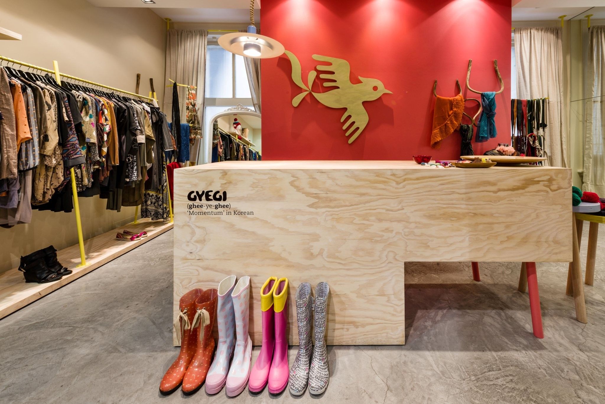 Gyegi - retail design, project management - GPO, Melbourne, Australia
