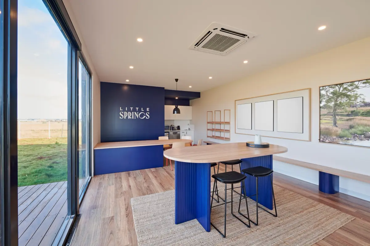 Little Springs Display Suite - Deanside, Australia Little Springs Display Suite - joinery and furniture fabrication, commercial interior design - Deanside, Australia