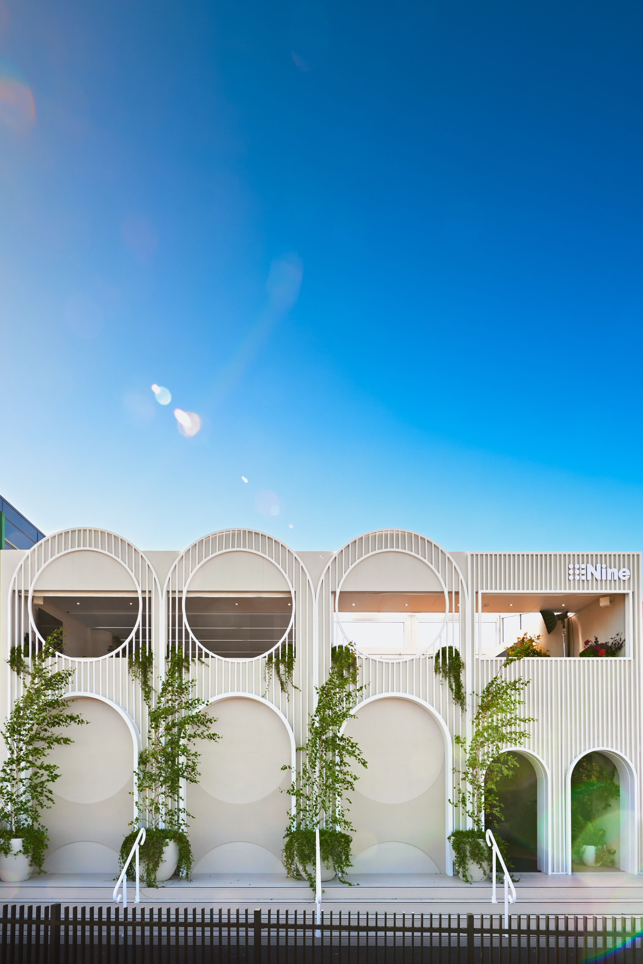 Channel 9 Birdcage - hospitality interior design, fabrication and installation, brand activation - Flemington, Melbourne