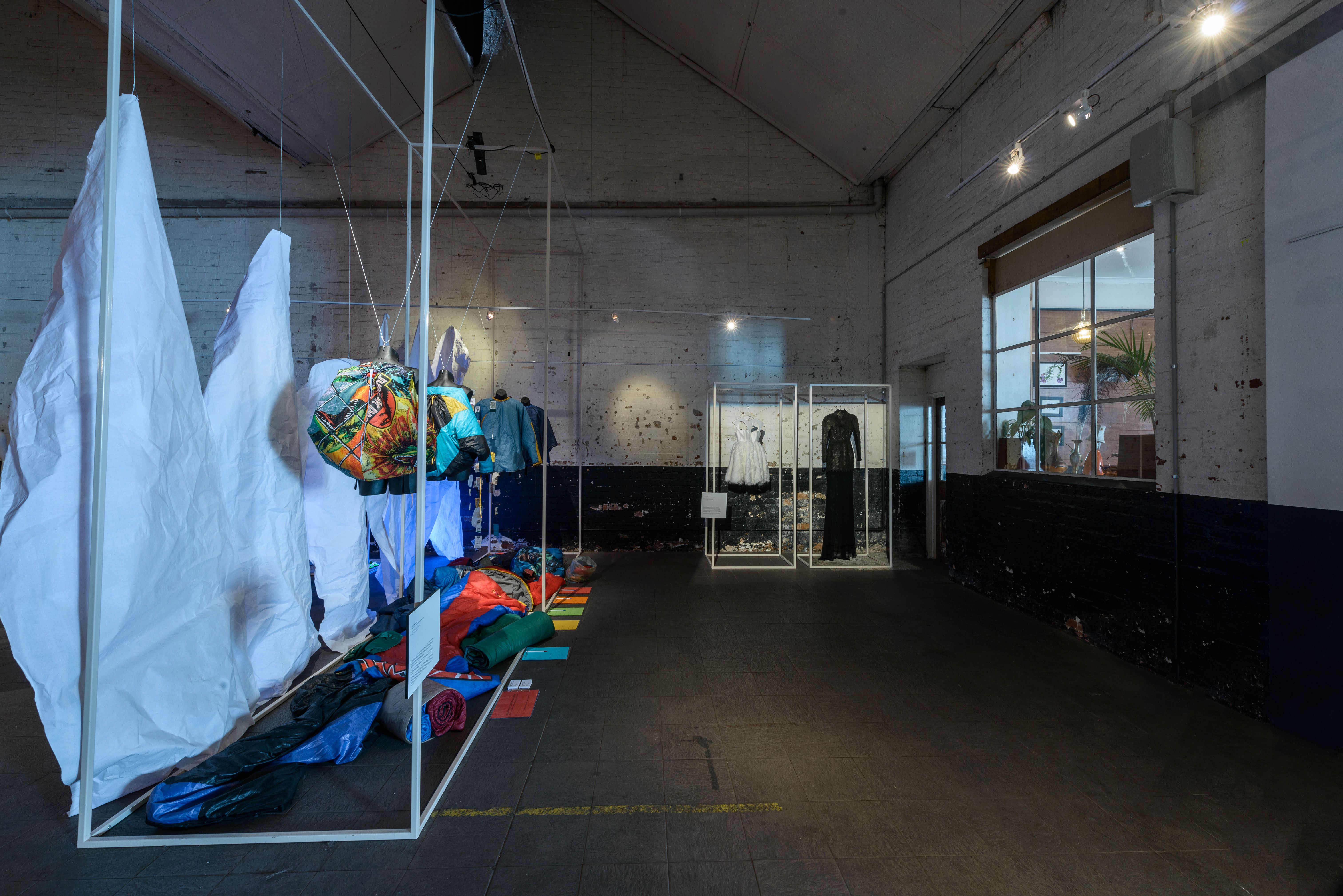 Melbourne Fashion Week Student Designer Exhibition - exhibition design, fabrication and installation, event production - 1000 Pound Bend, Melbourne, Australia