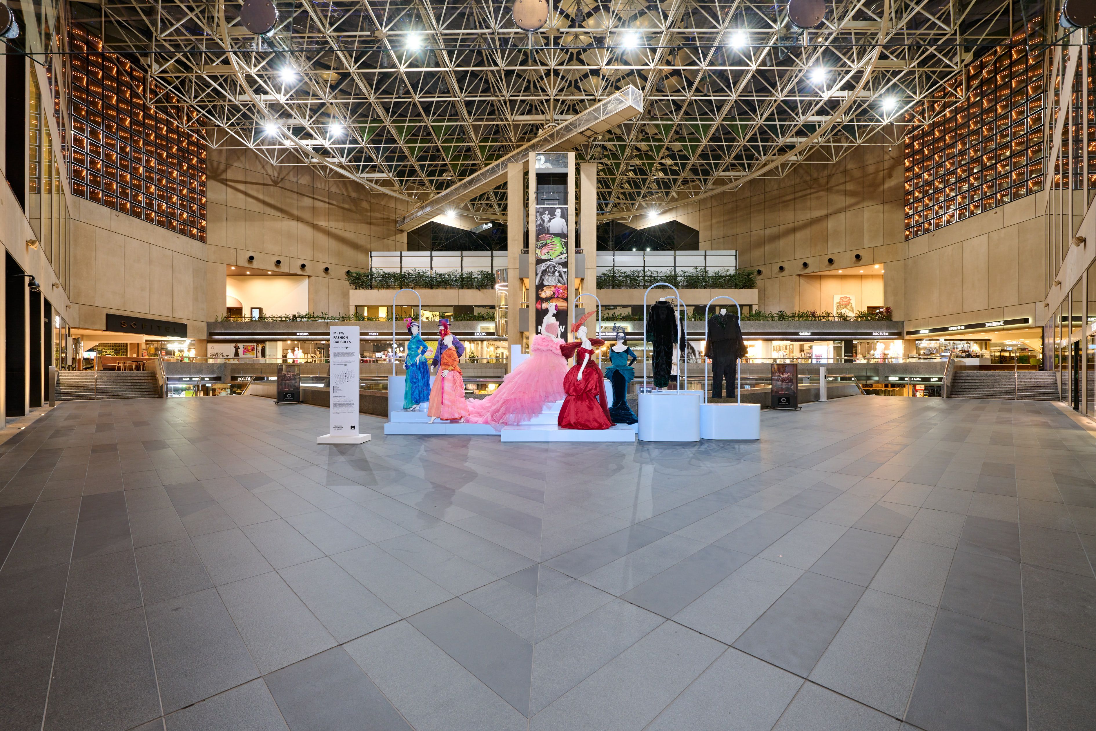 Melbourne Fashion Week Capsules - event and production, fashion exhibition design - Melbourne, Australia