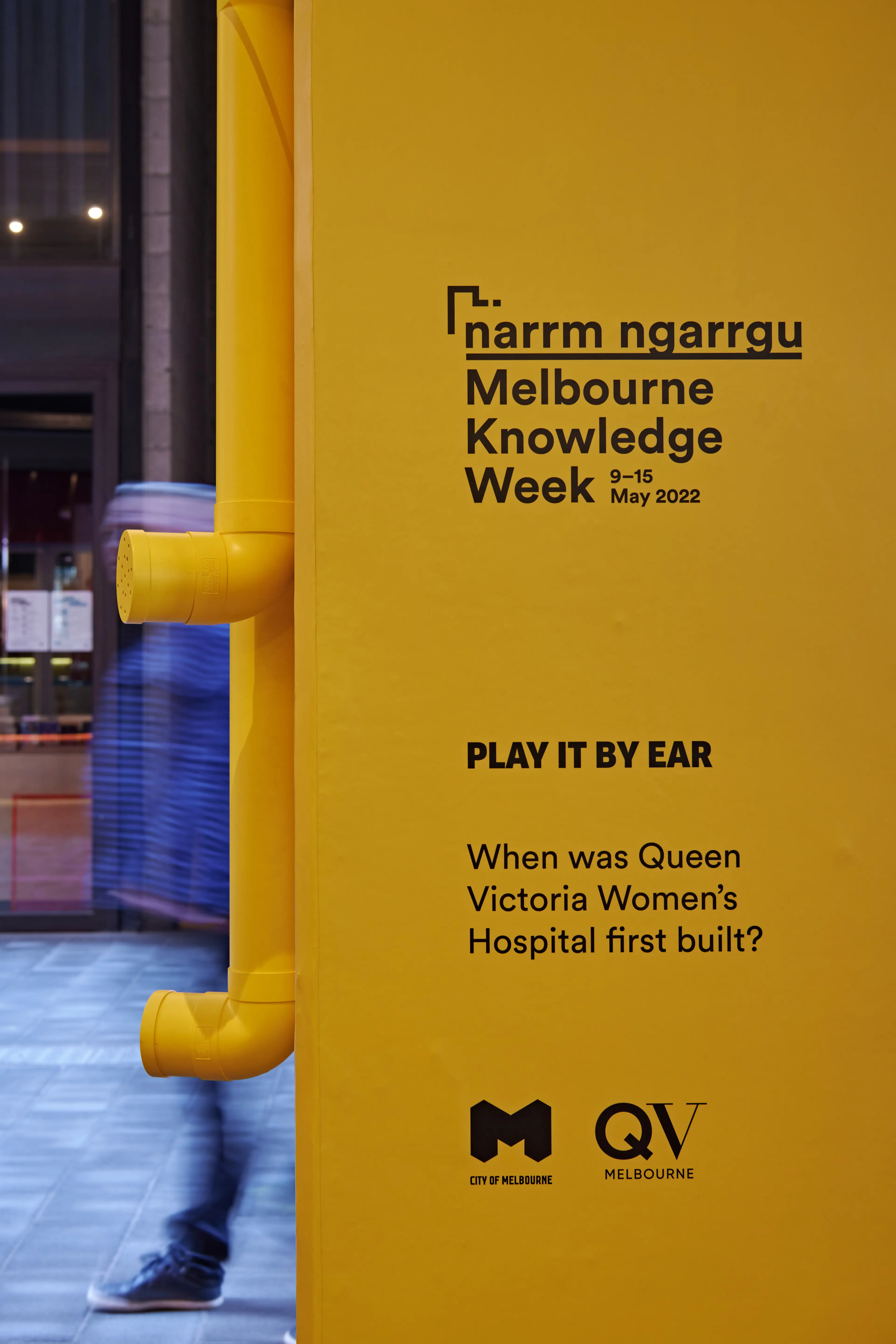 Melbourne Knowledge Week - exhibition design, event production, fabrication and installation - Melbourne, Australia
