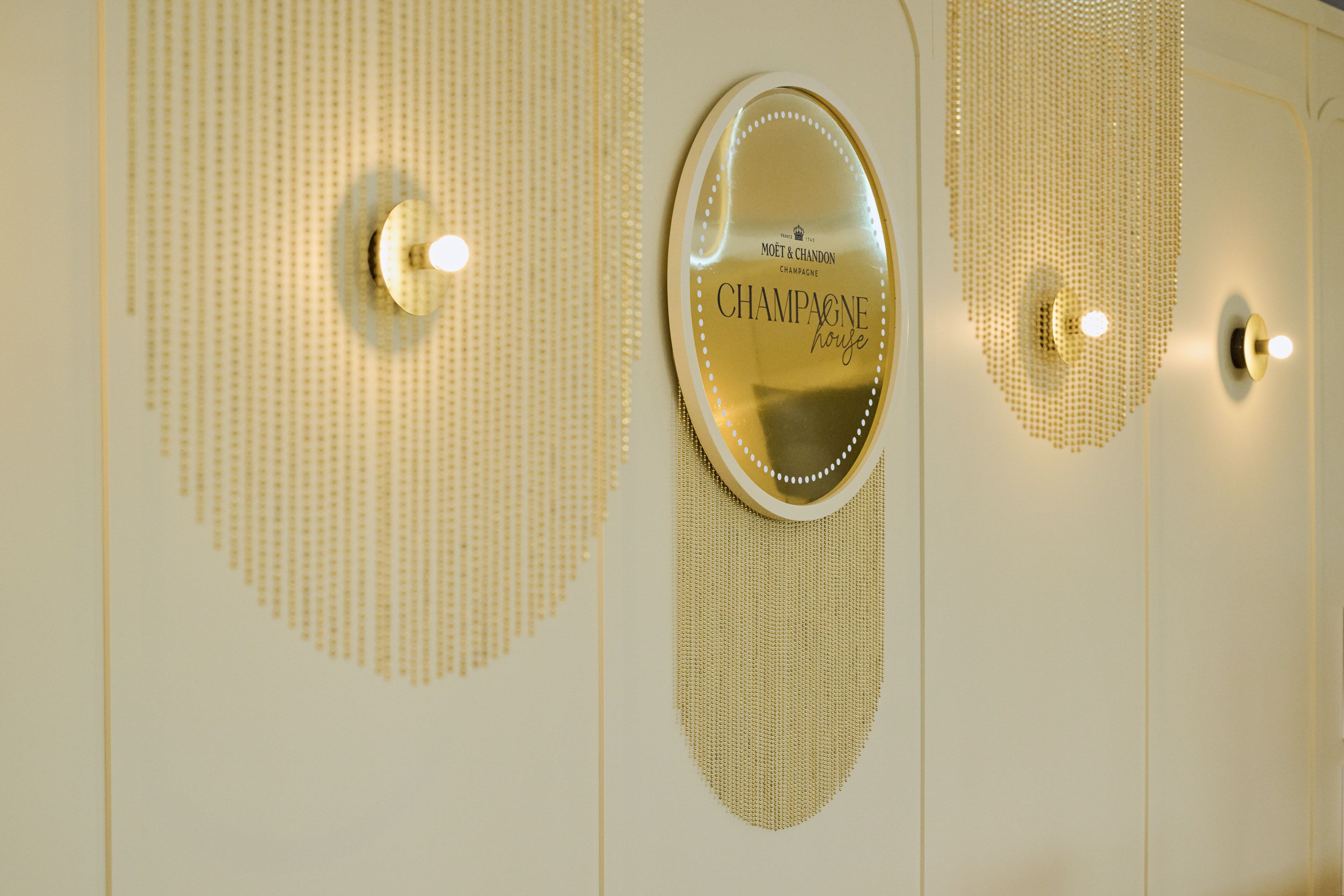 Champagne House at Caulfield Cup - hospitality interior design, fabrication and build - Caulfield Racecourse, Melbourne, Australia