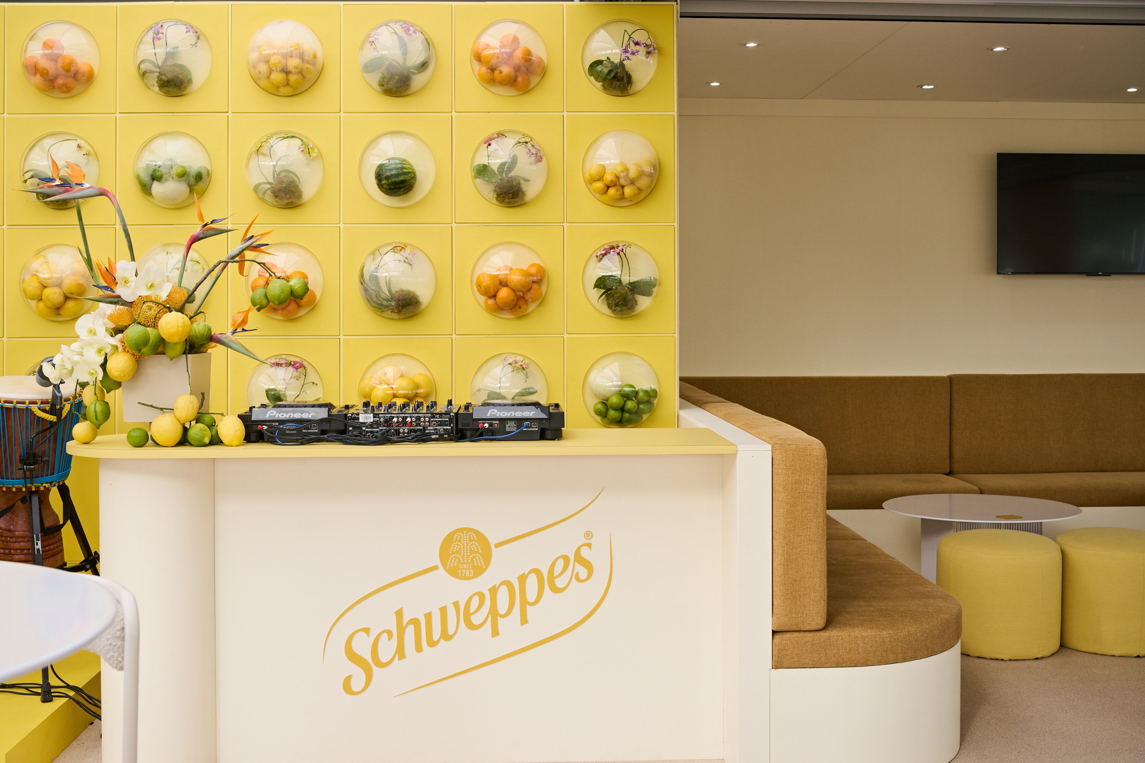 Schweppes - Birdcage Spring Racing Carnival - hospitality interior design, event and activation, brand activation - Flemington Racecourse, Melbourne, Australia