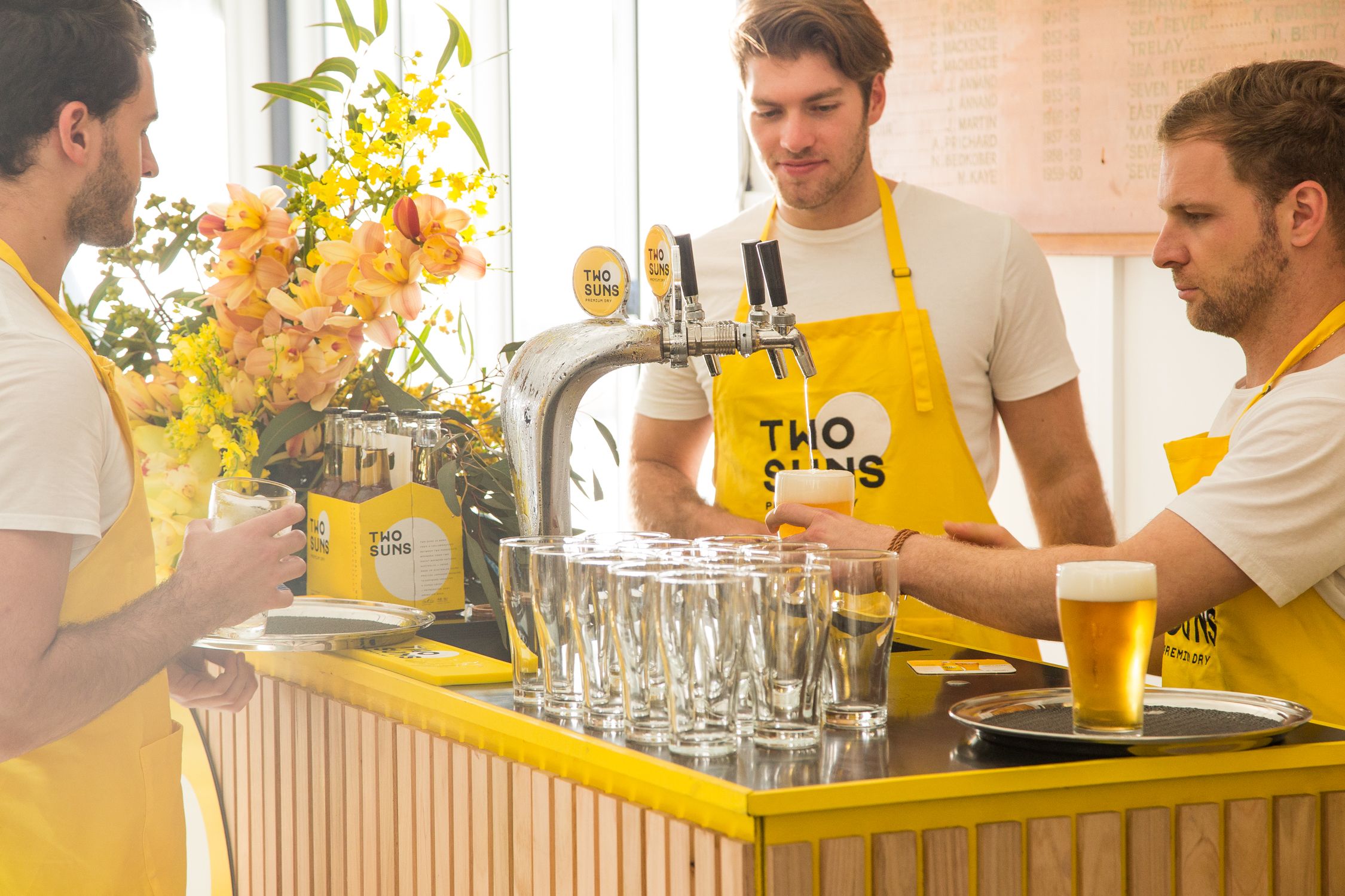 Two Suns - Launch Event - brand activation, event management and production - Vaucluse Yacht Club, Watsons Bay and Private Residence, NSW, Australia