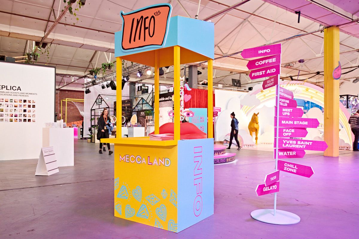Meccaland Festival - retail brand activation, retail design, event production - Melbourne, Australia