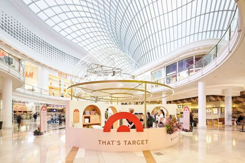 Target Activation at Chadstone - retail brand activation, fabrication, build and production - Chadstone - The Fashion Capital - Melbourne, Australia