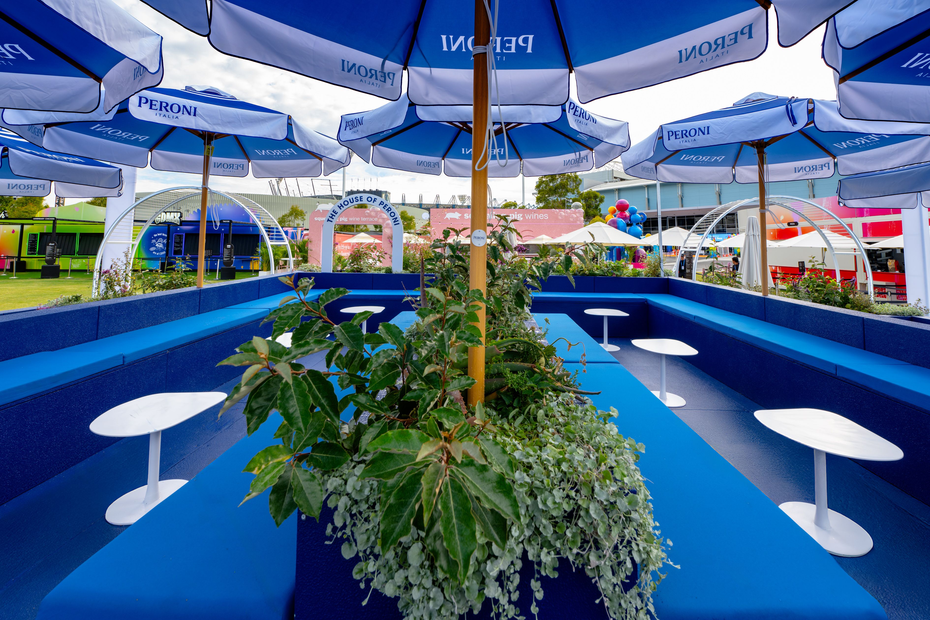The Peroni Terrace, Australian Open 2025 - brand activation, event and production - Melbourne Park, Victoria