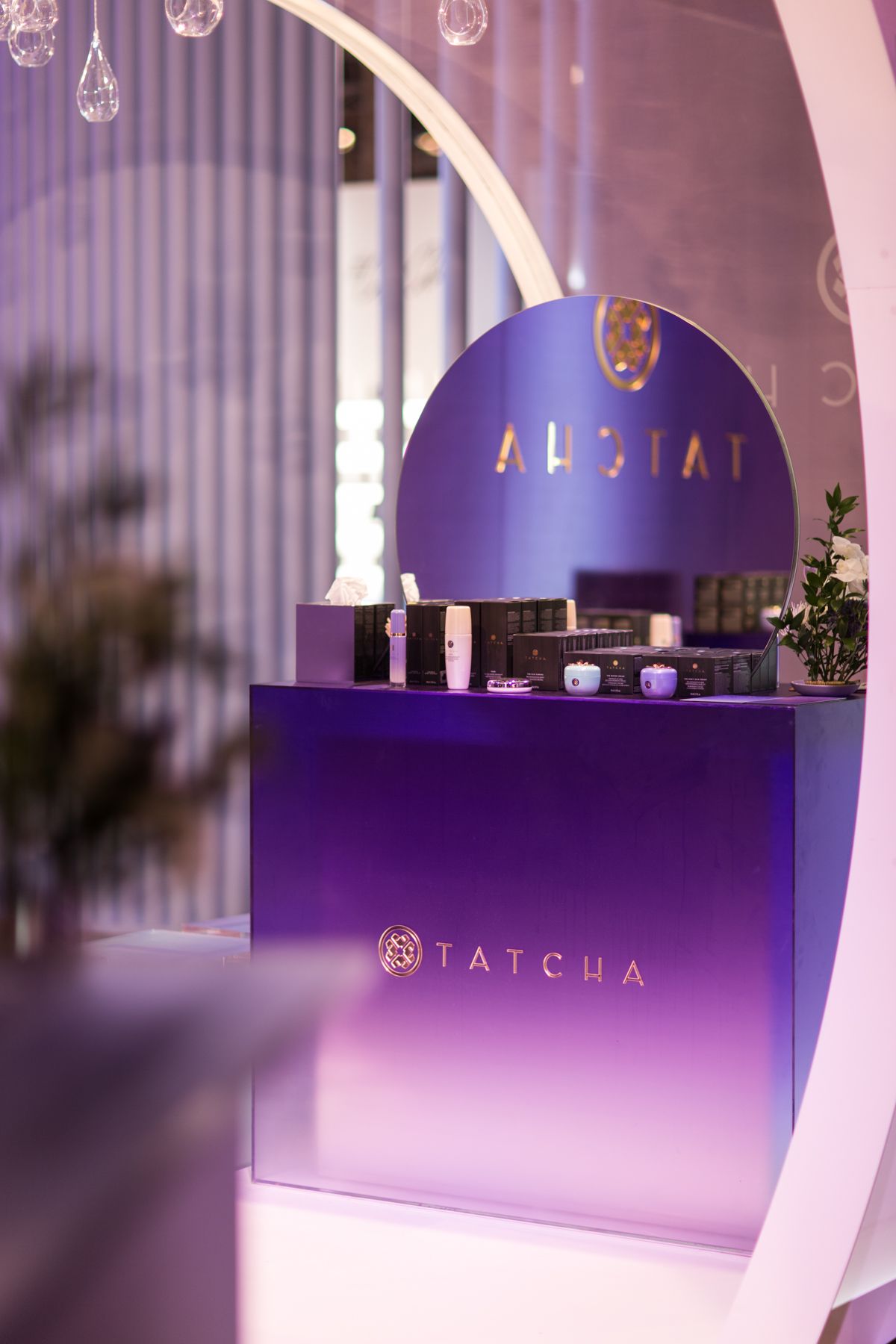 Meccaland Tatcha Booth - retail brand activation, retail design, event production - Technology Park, Sydney, Australia