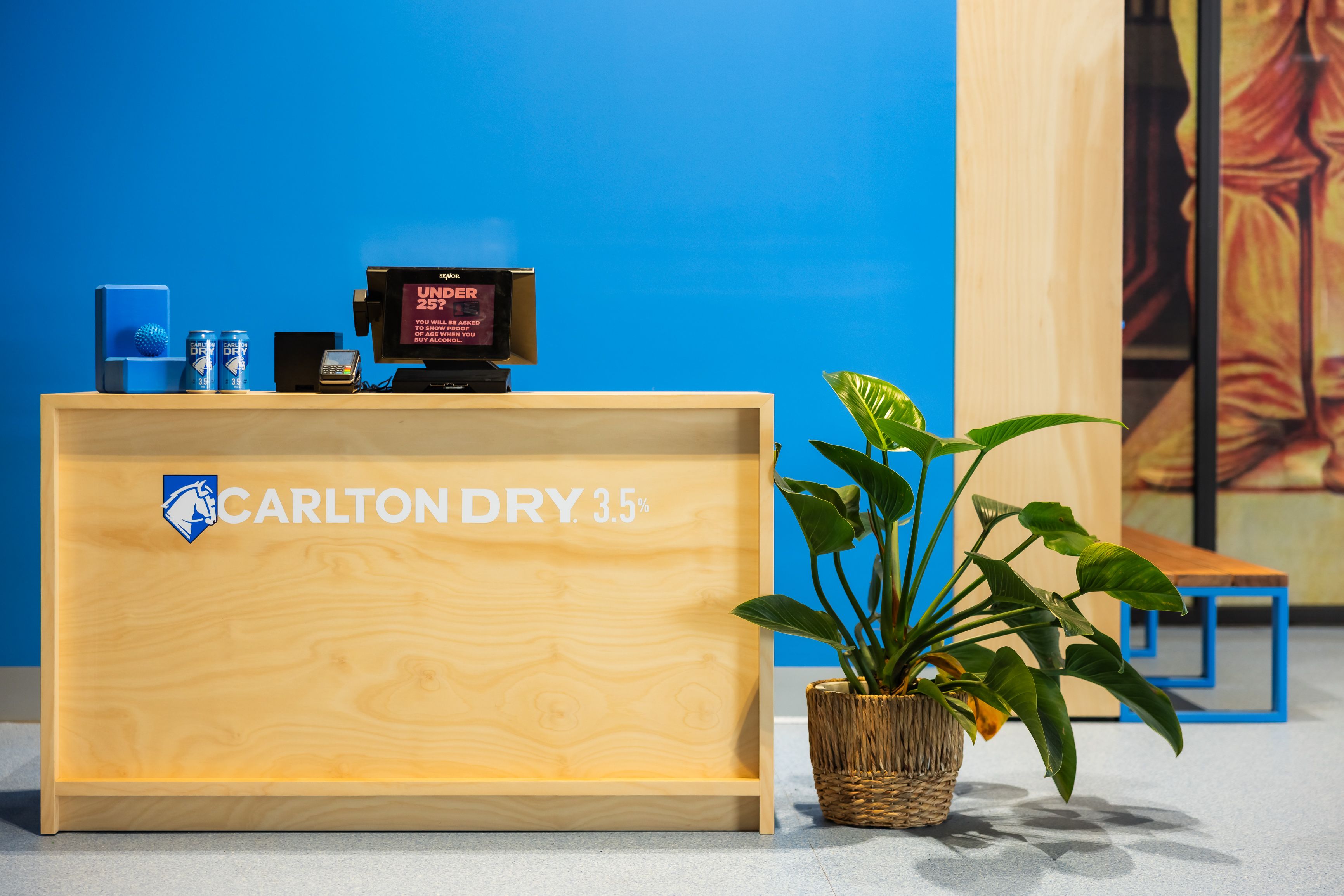 Carlton Dry "Embrace the Mid" - brand activation - Marvel Stadium, Melbourne