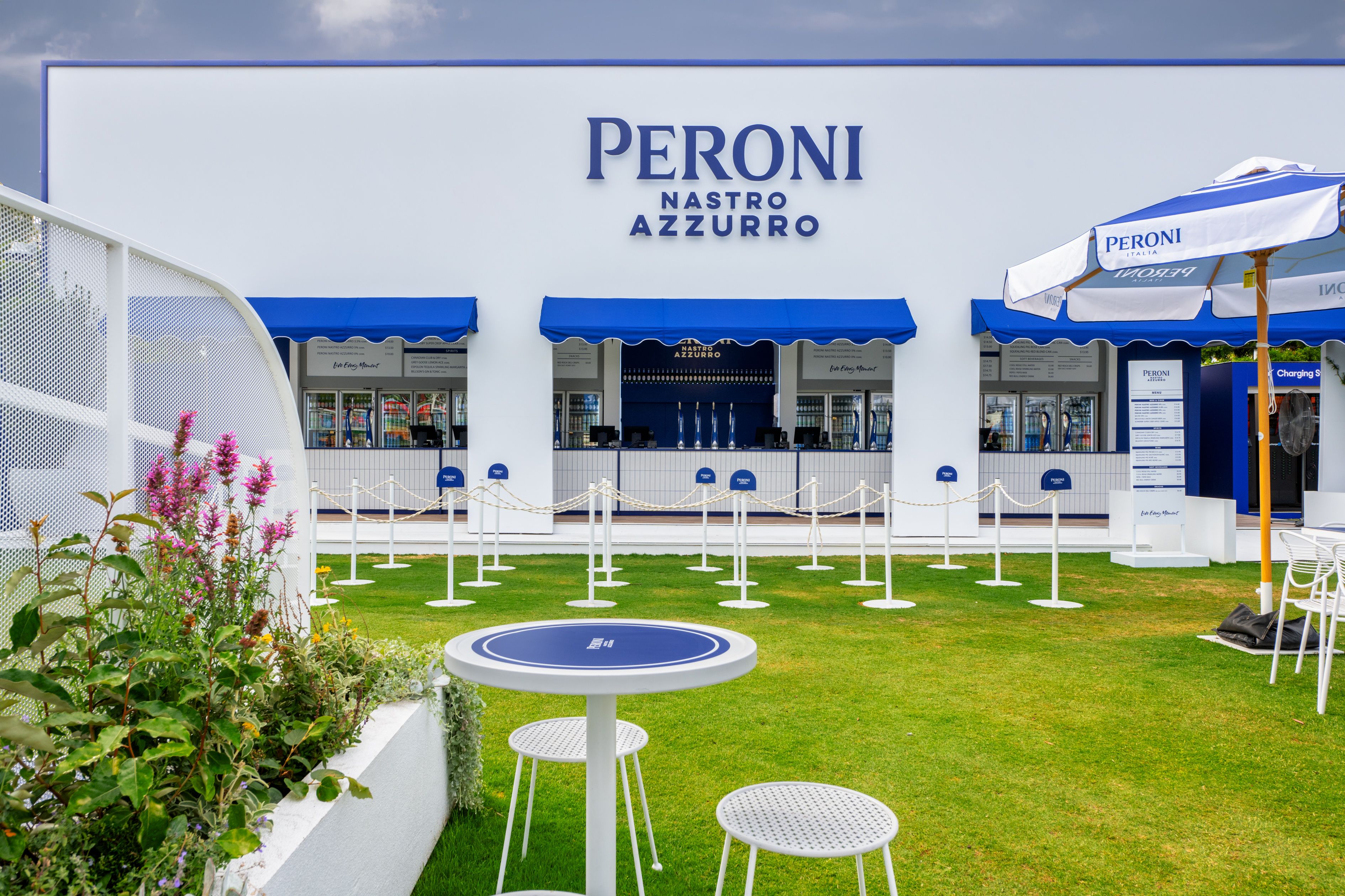 The Peroni Terrace, Australian Open 2025 - brand activation, event and production - Melbourne Park, Victoria