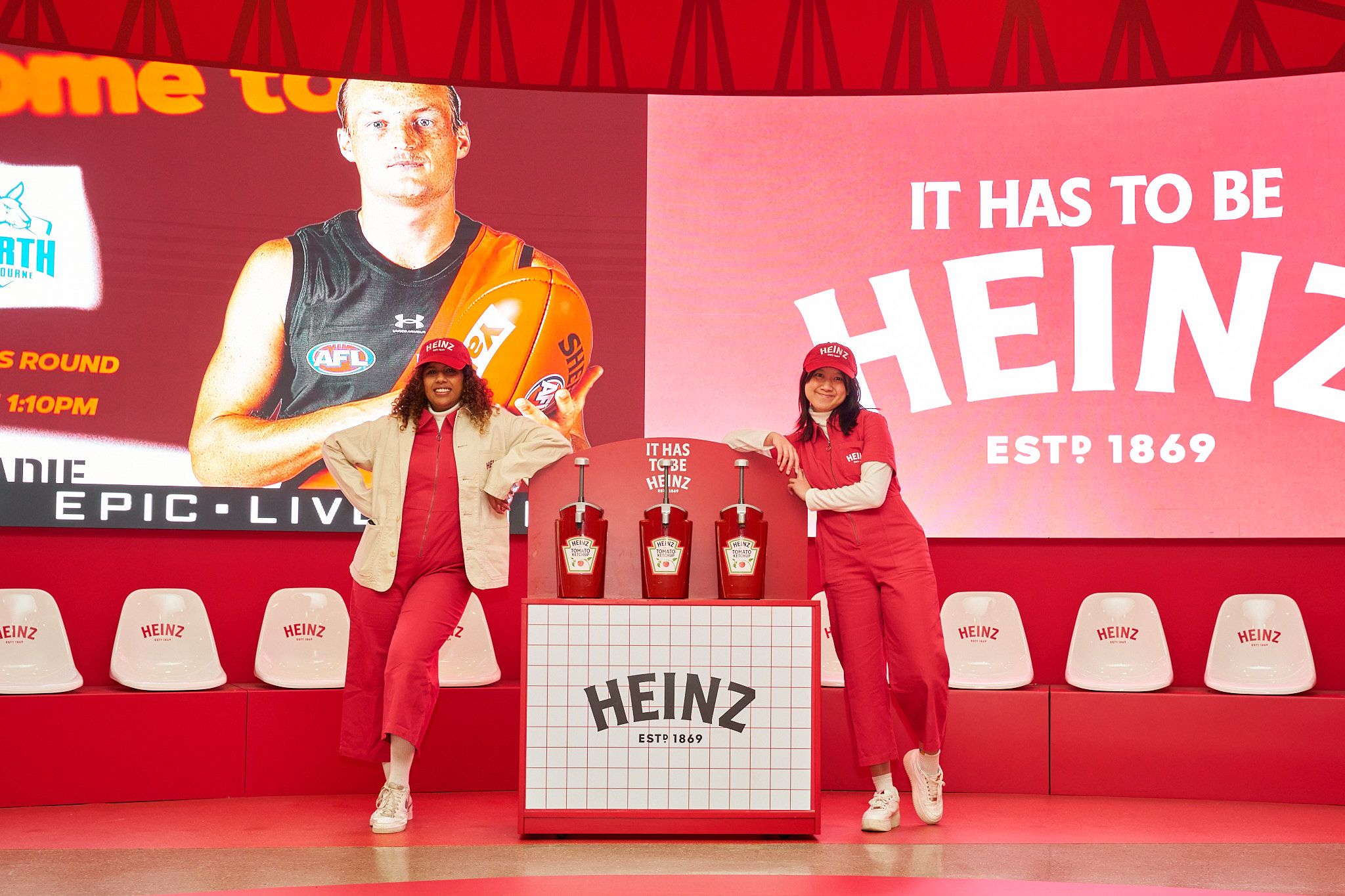 Heinz Marvel Stadium Activation - brand activation, experiential marketing, event management - Marvel Stadium, Melbourne