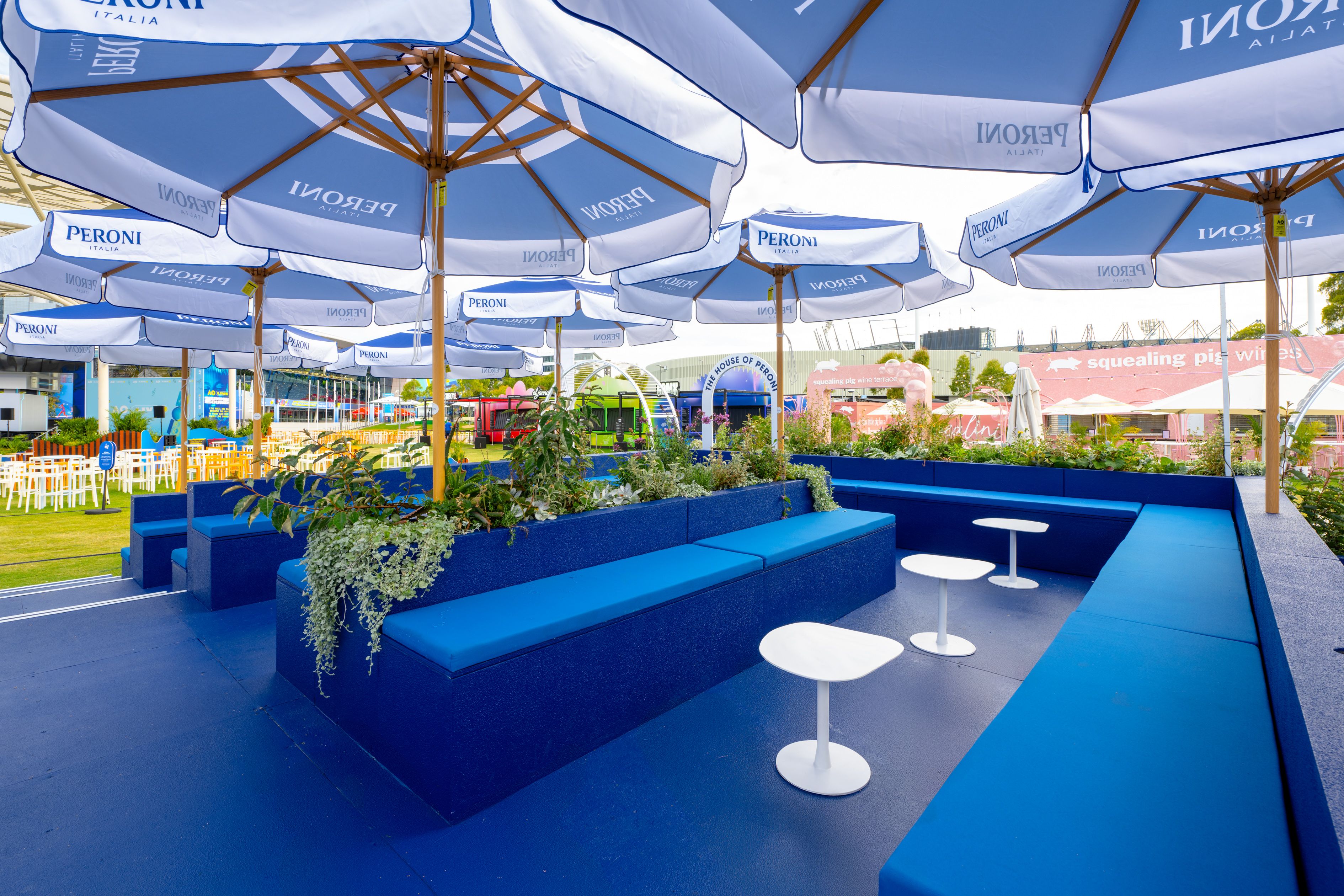 The Peroni Terrace, Australian Open 2025 - brand activation, event and production - Melbourne Park, Victoria