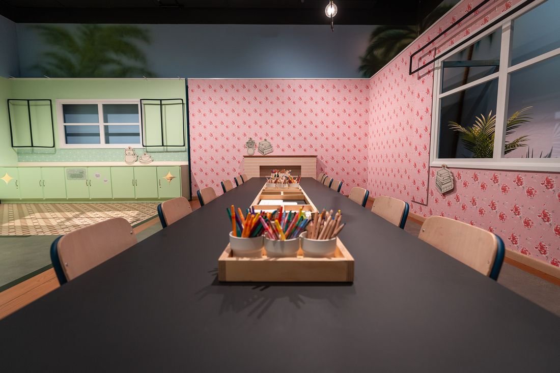 Magic + Memory: make me a home by Anna Carey - exhibition design - HOTA, Gold Coast, Queensland