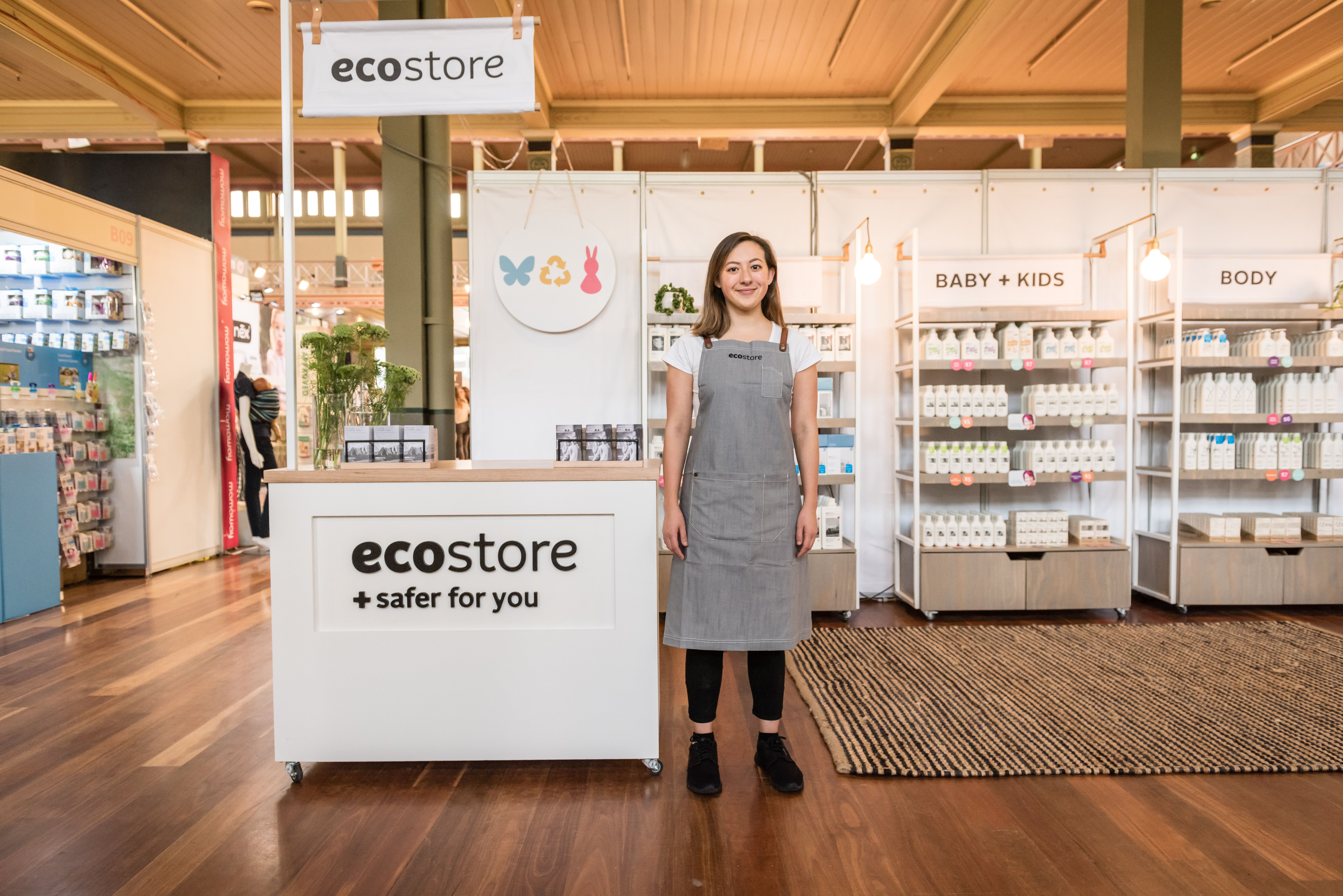 Ecostore Stand - retail activation, fabrication - Melbourne, Sydney, Brisbane, Australia