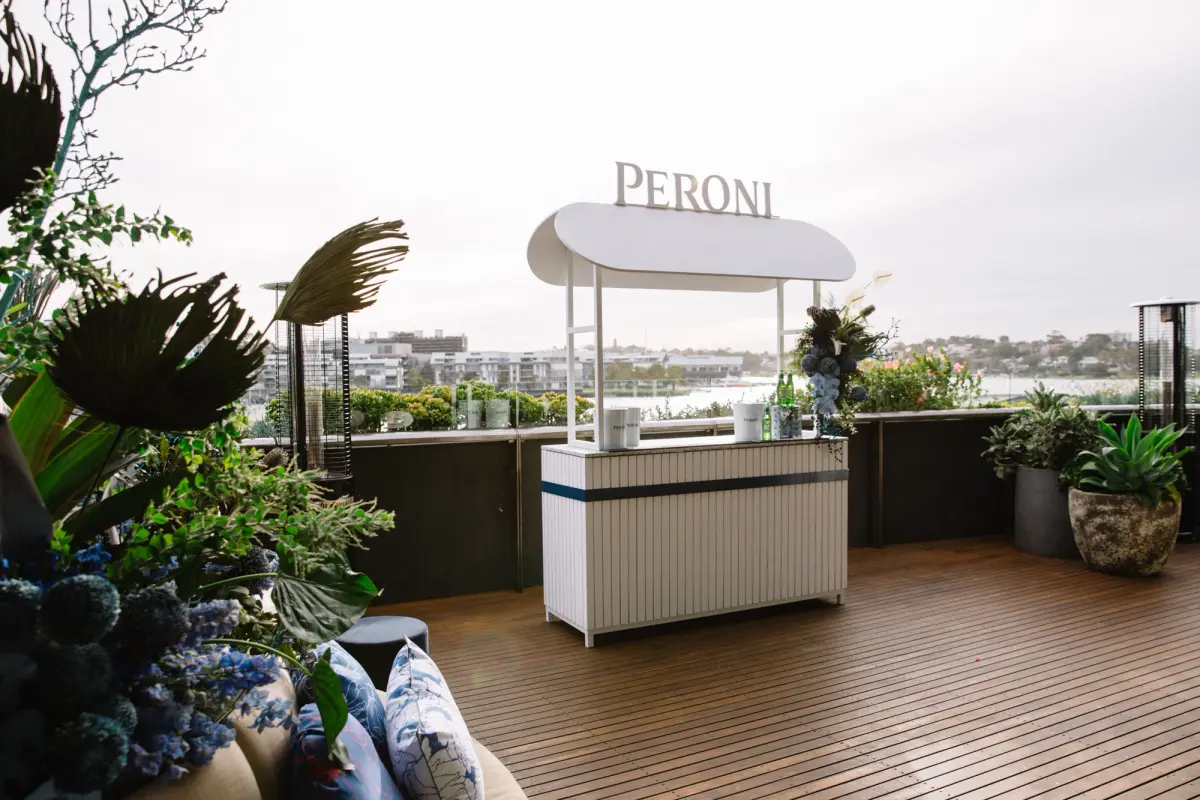 Peroni Brand Update Launch - Barangaroo House, Sydney, Australia Peroni Brand Update Launch - brand activation, event management and production, fabrication - Barangaroo House, Sydney, Australia