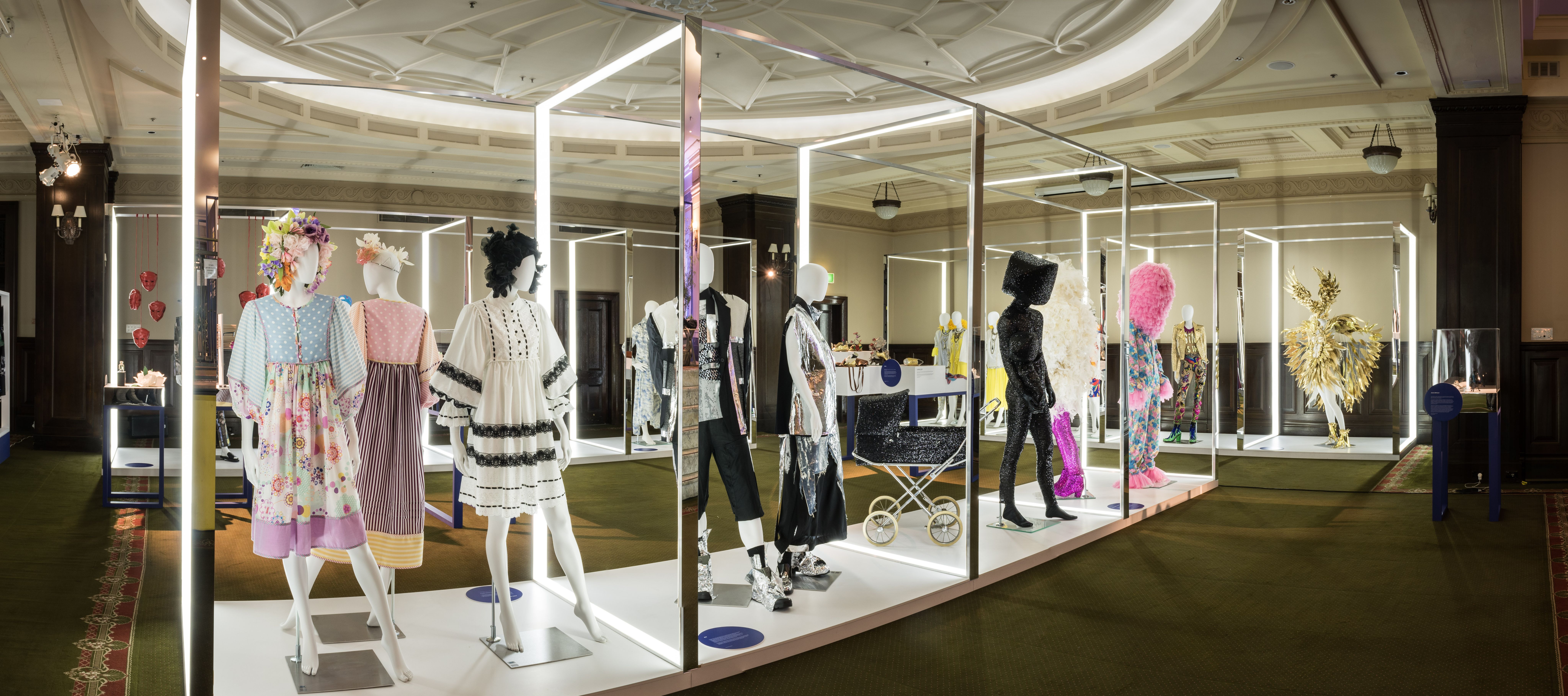 Melbourne Spring Fashion Week Creative Collective Exhibition - fashion exhibition design, event production - Melbourne Town Hall, Australia