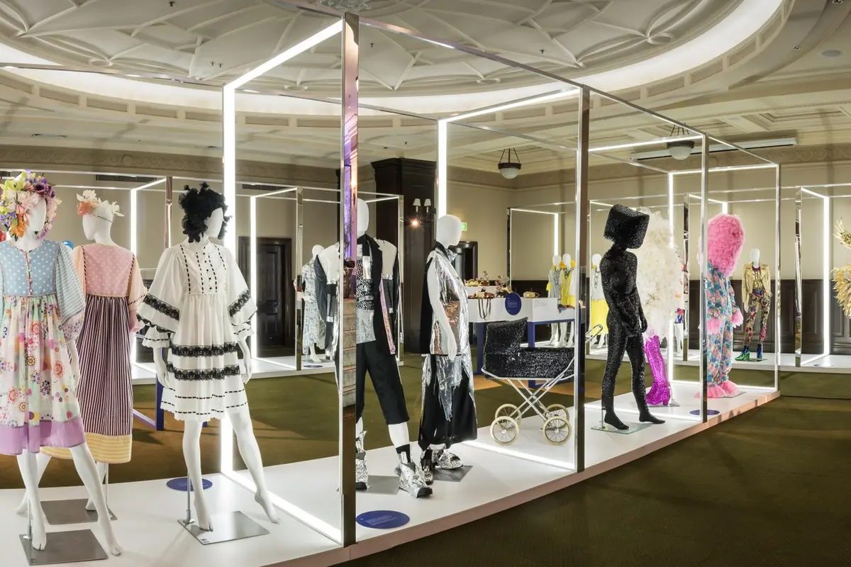 Melbourne Spring Fashion Week Creative Collective Exhibition - Melbourne Town Hall, Australia Melbourne Spring Fashion Week Creative Collective Exhibition - fashion exhibition design, event production - Melbourne Town Hall, Australia