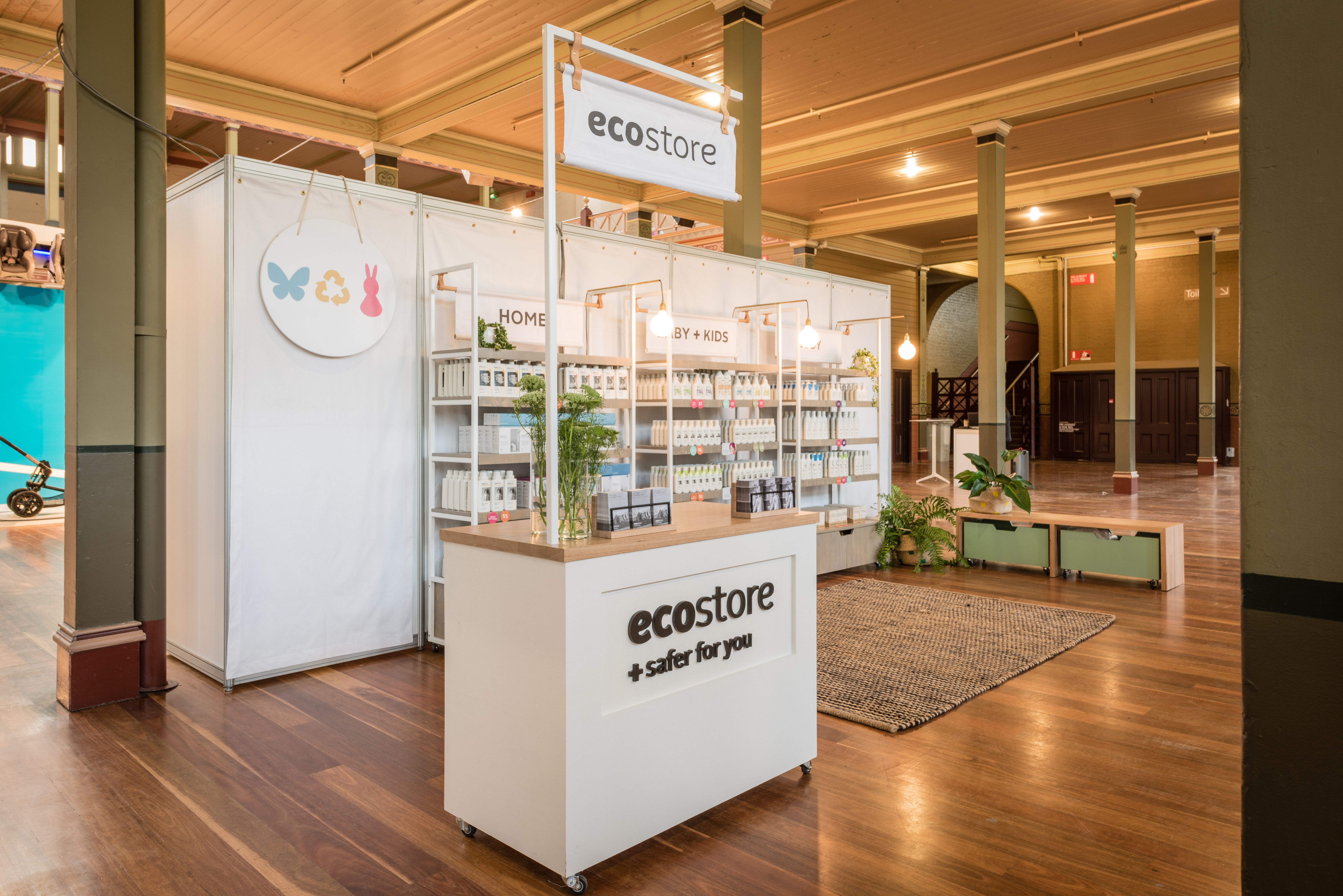 Ecostore Stand - retail activation, fabrication - Melbourne, Sydney, Brisbane, Australia