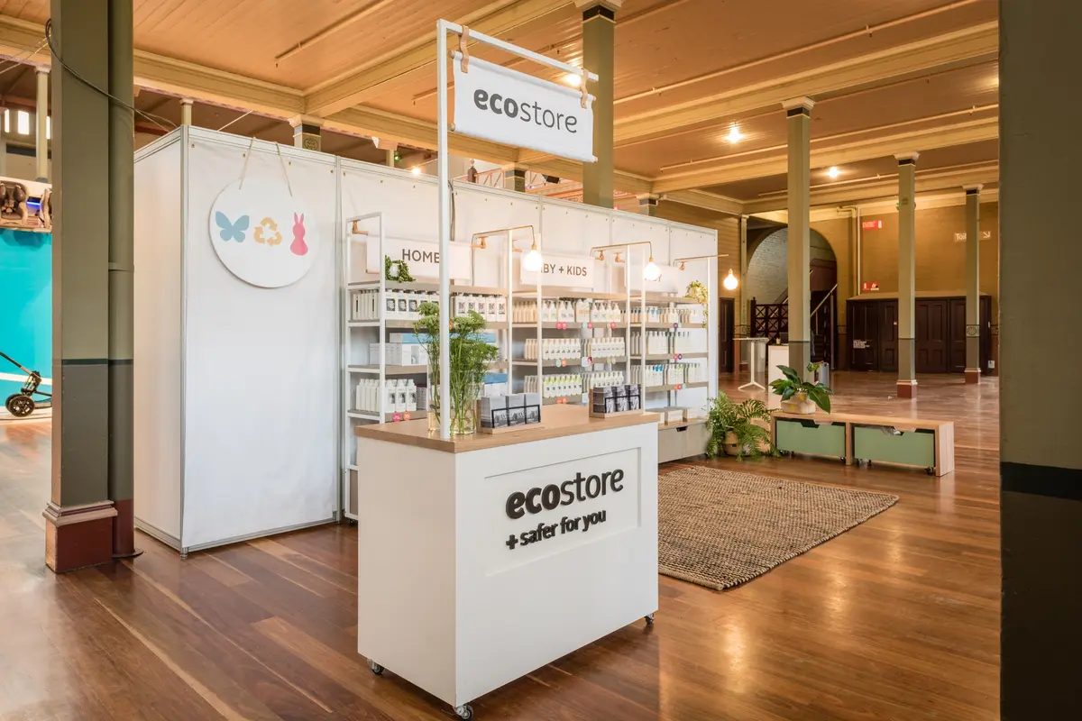 Ecostore Stand - retail activation, fabrication - Melbourne, Sydney, Brisbane, Australia