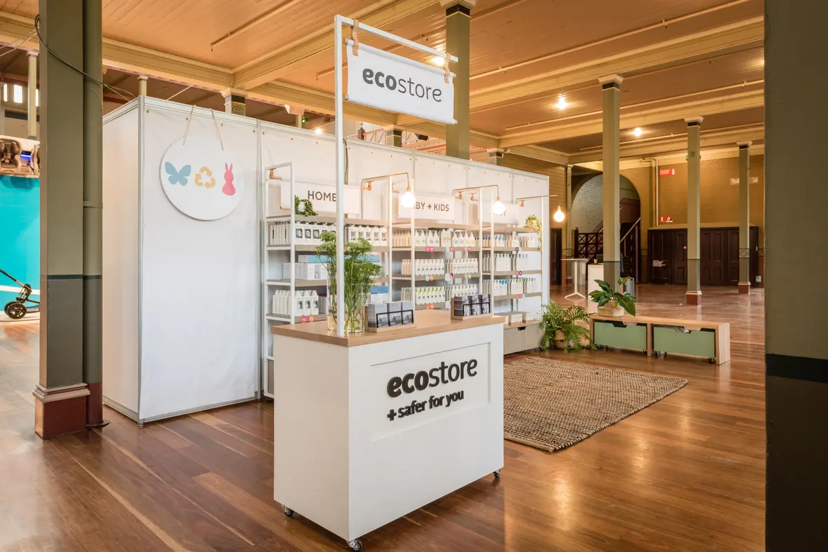 Ecostore Stand - Melbourne, Sydney, Brisbane, Australia Ecostore Stand - retail activation, fabrication - Melbourne, Sydney, Brisbane, Australia