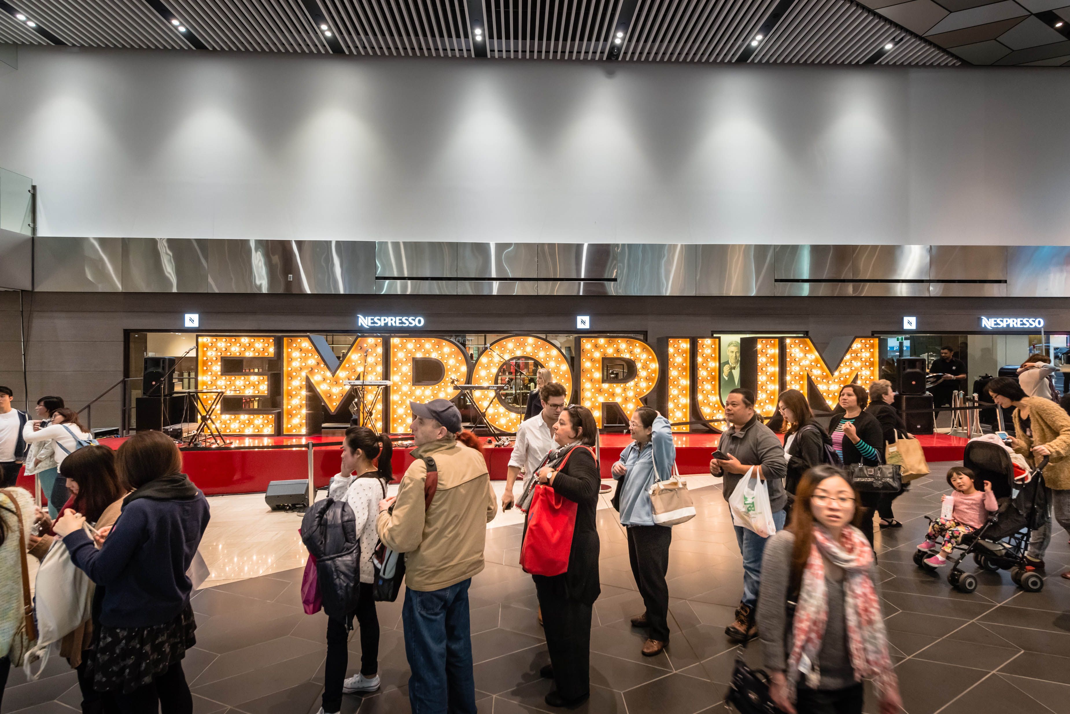 Melbourne Spring Fashion Week - Opening Runway - event, fashion, runway, set - Little Bourke St, Melbourne, Australia