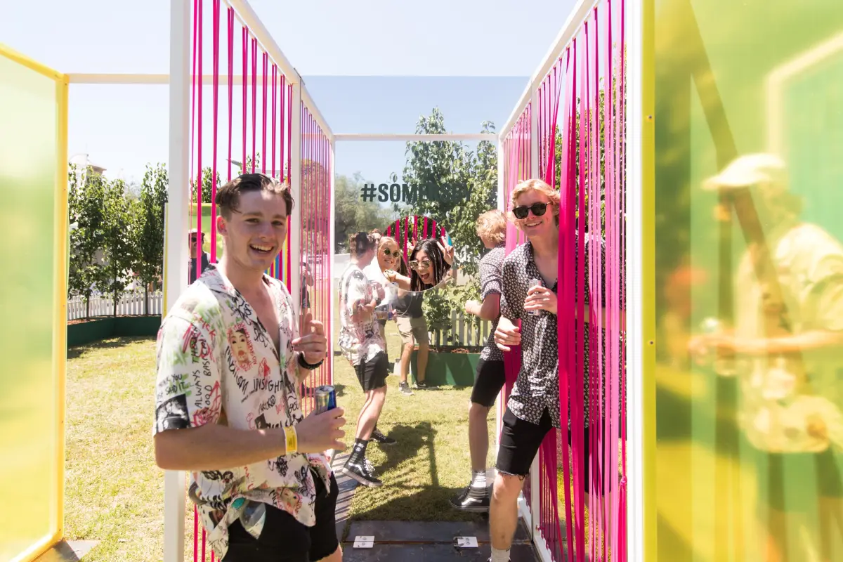 Laneway Festival Somersby Wondermaze  - brand activation, event management and production - SCA and Callan Park, Sydney, Australia