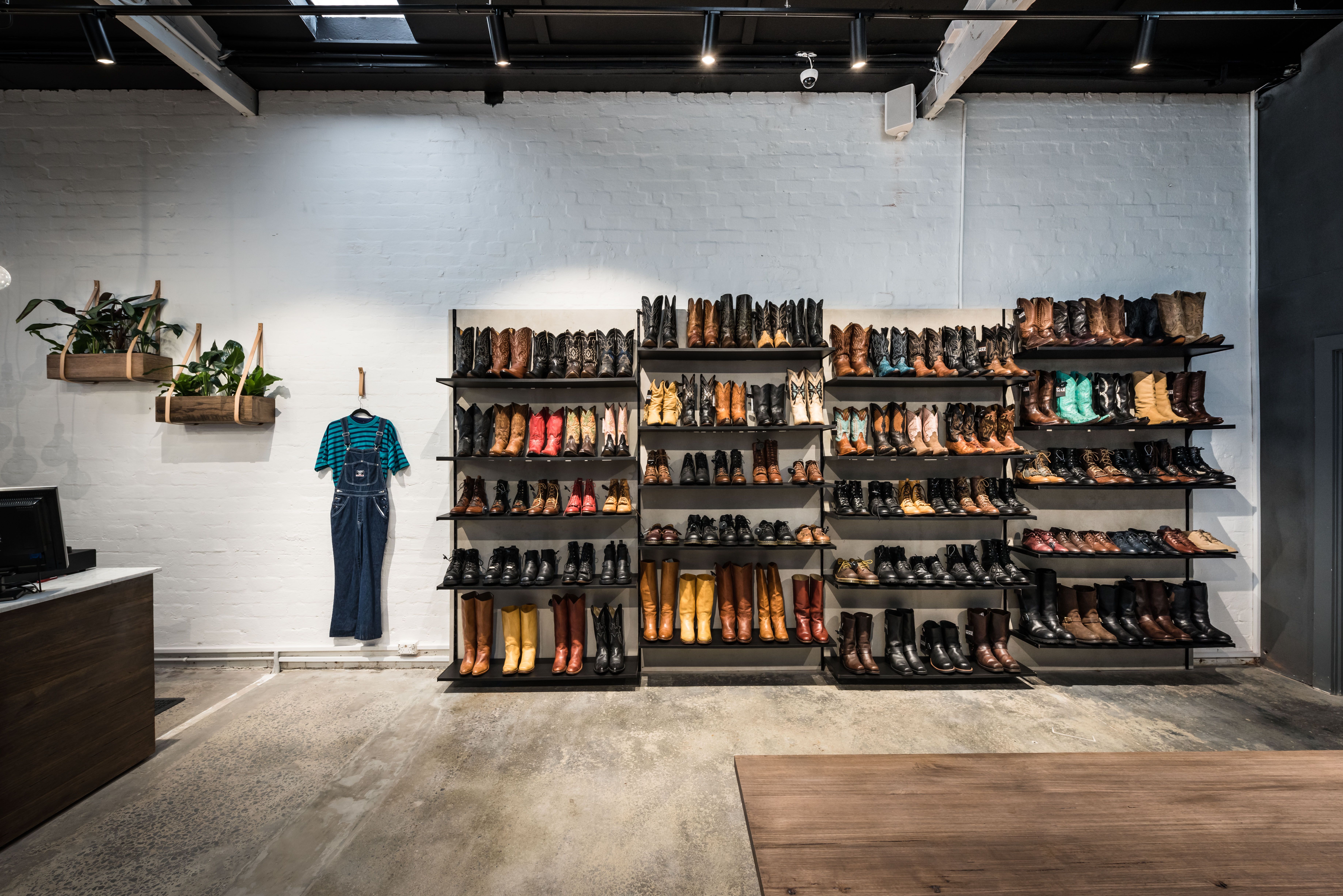 Vintage Sole Brunswick - retail interior design, fabrication, fitout and project management - Brunswick Street, Fitzroy, Melbourne, Australia