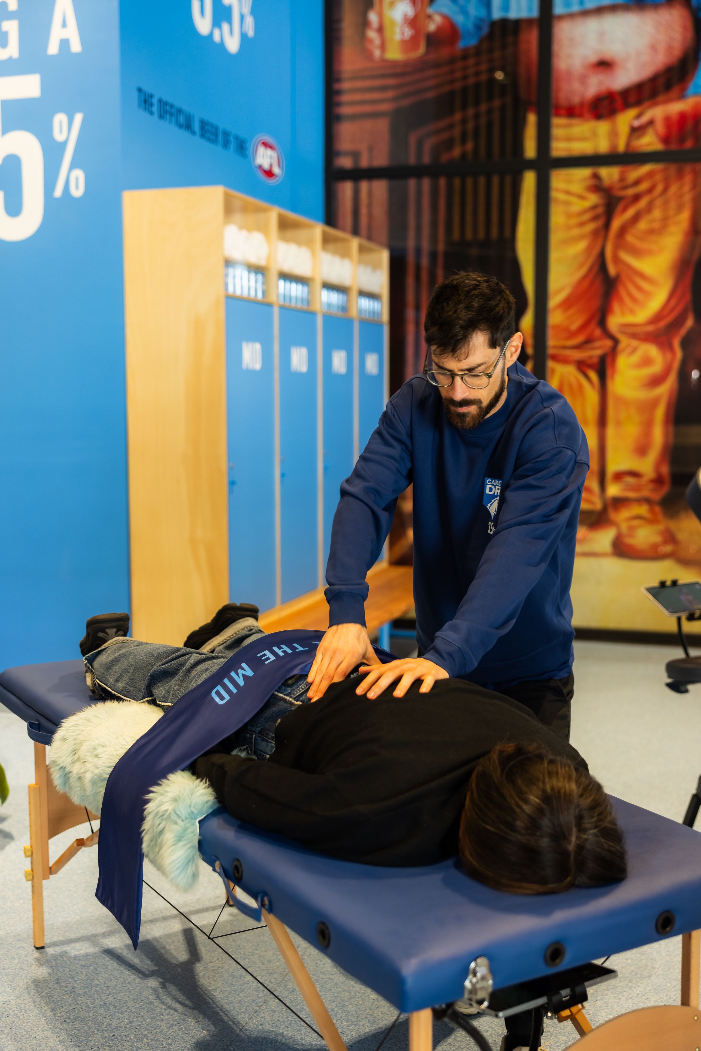 Carlton Dry "Embrace the Mid" - brand activation - Marvel Stadium, Melbourne