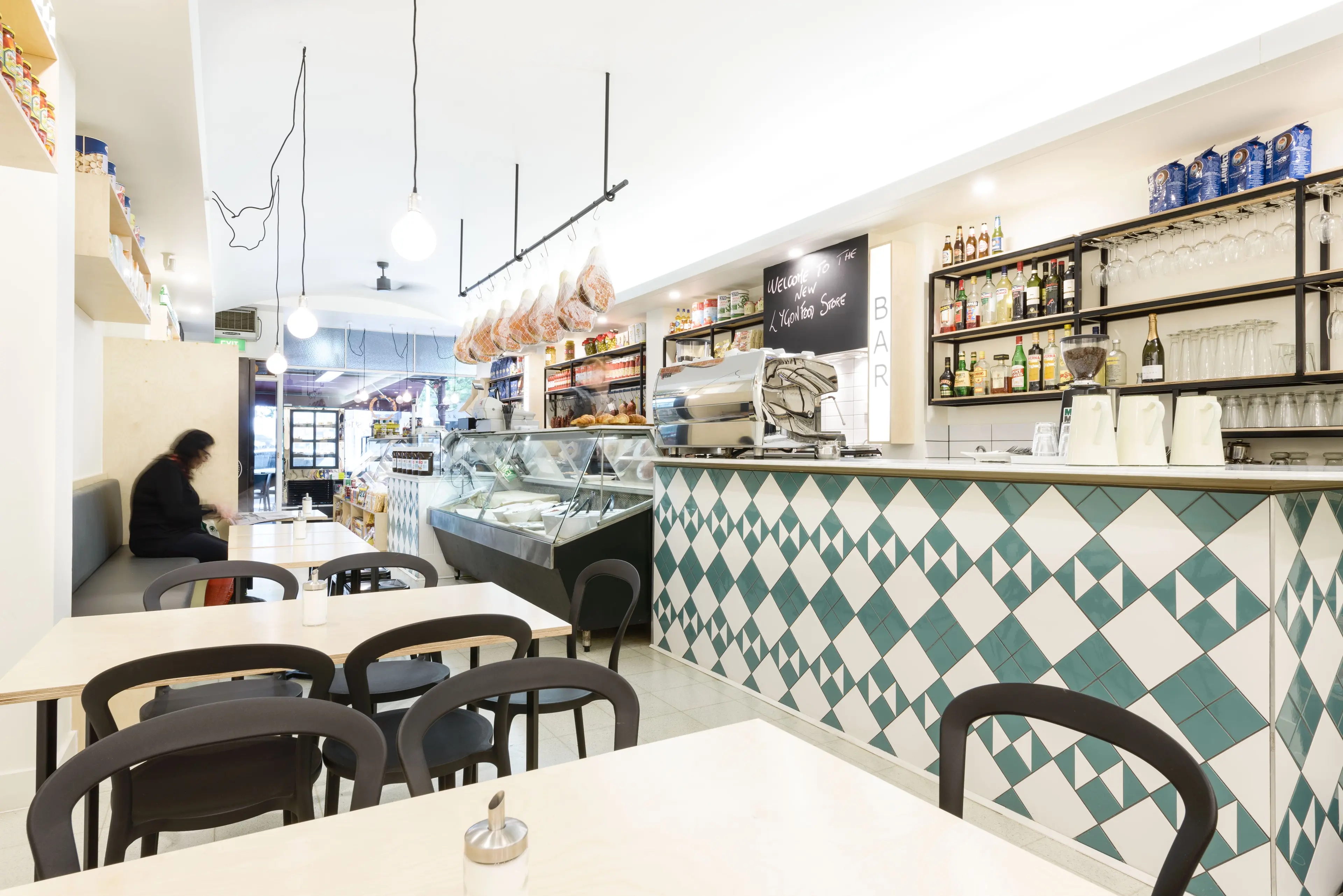 Lygon Food Store - hospitality interior design, fabrication and fitout - Lygon St, Carlton, Melbourne, Australia