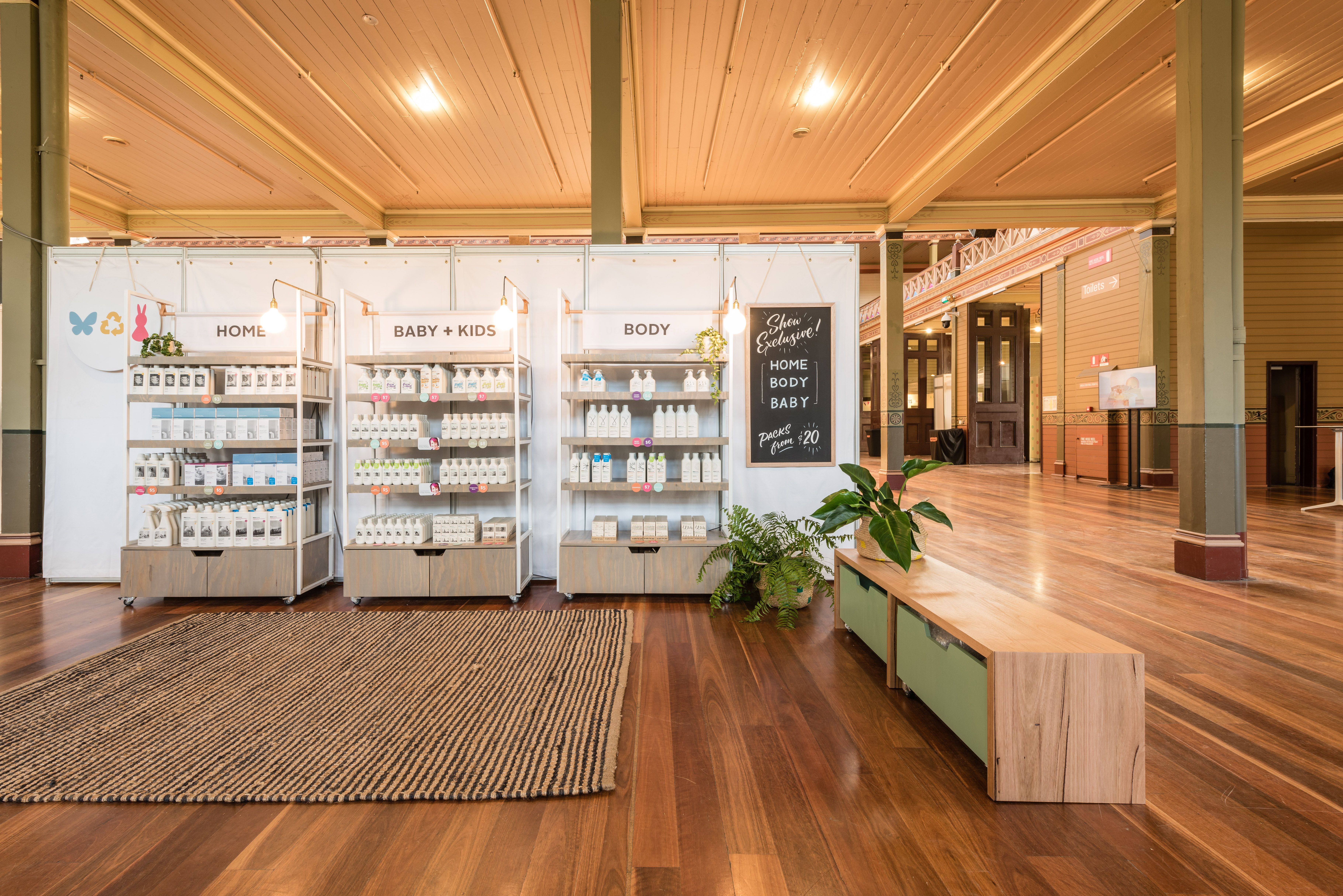 Ecostore Stand - retail activation, fabrication - Melbourne, Sydney, Brisbane, Australia