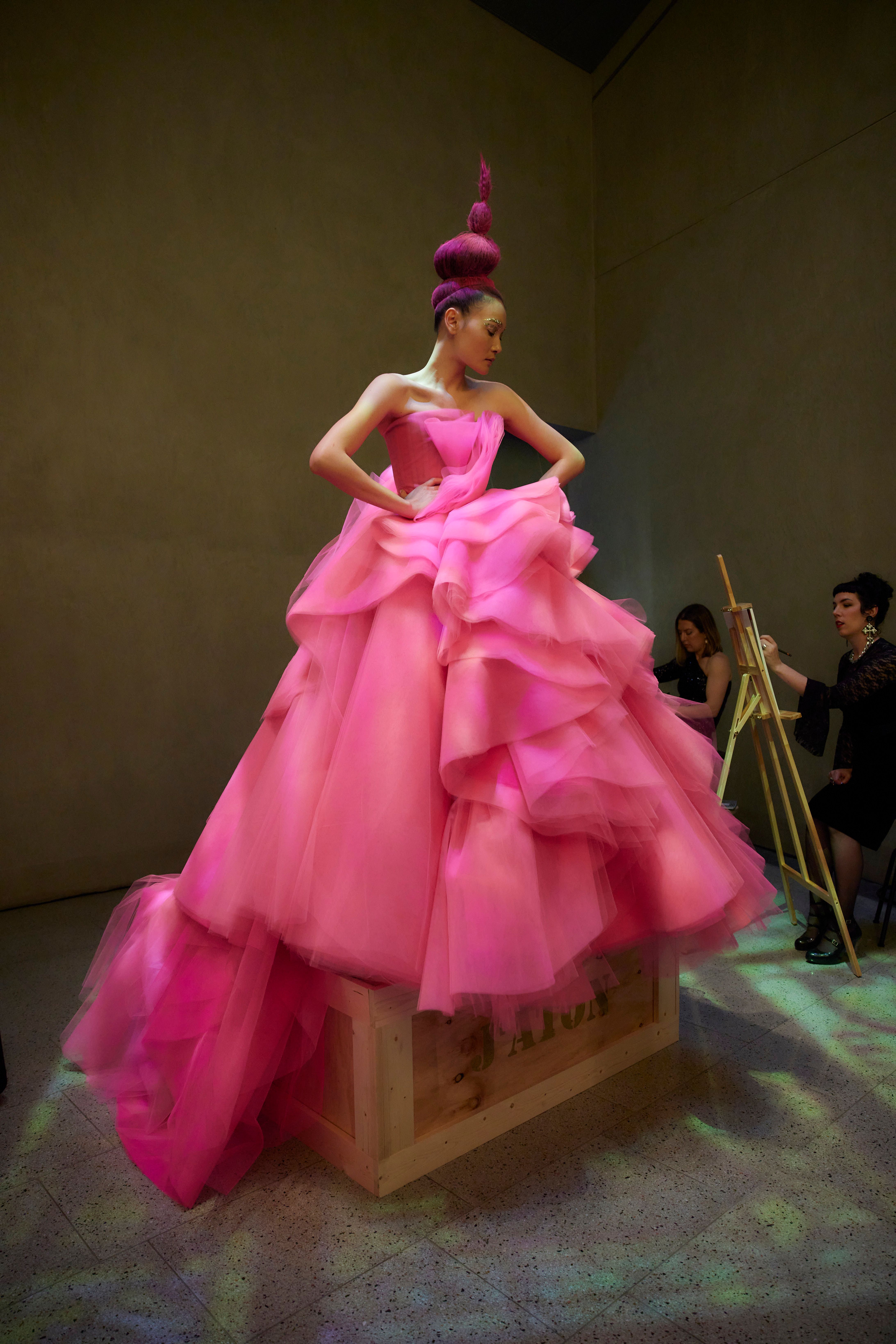 Melbourne Fashion Week 2021 Art x Fashion at NGV - fashion exhibition design, event and production - National Gallery of Victoria, Melbourne, Australia