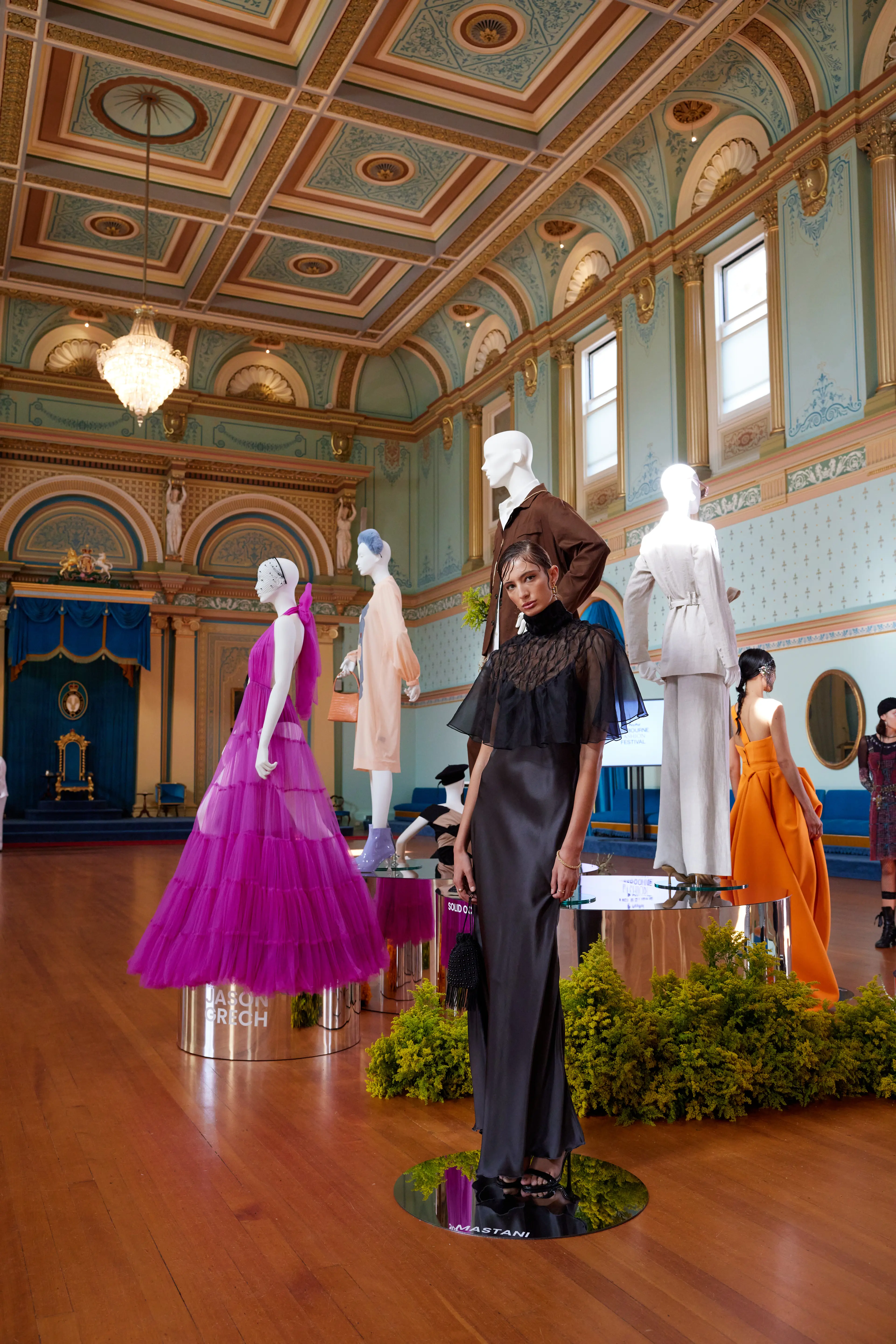 Melbourne Fashion Festival Launch - fashion set design and production, exhibition design - Melbourne, Australia