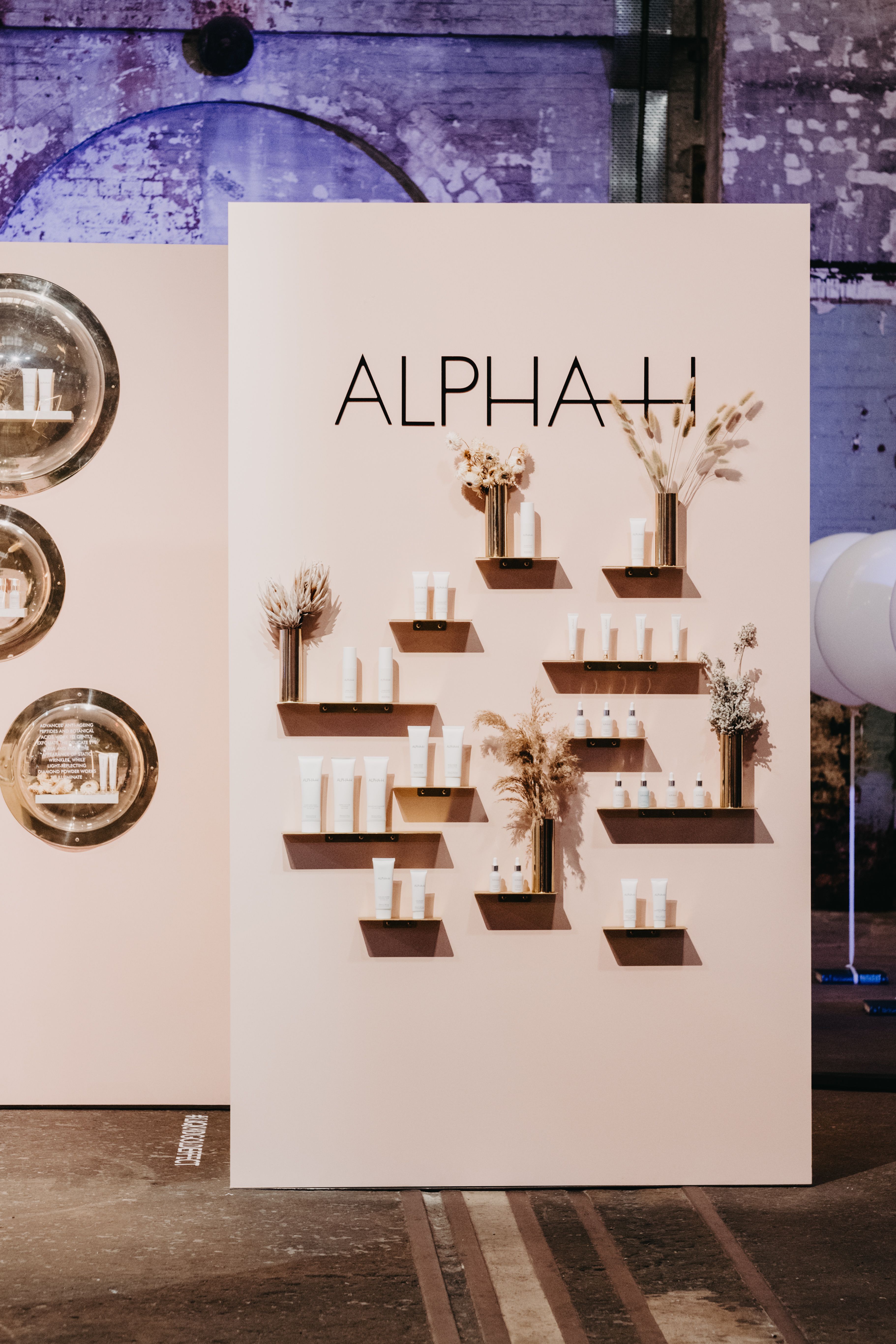 Maxinstitute 2019 Alpha-H Booth - brand activation, retail popup design, fabrication and project management - Sydney, Australia