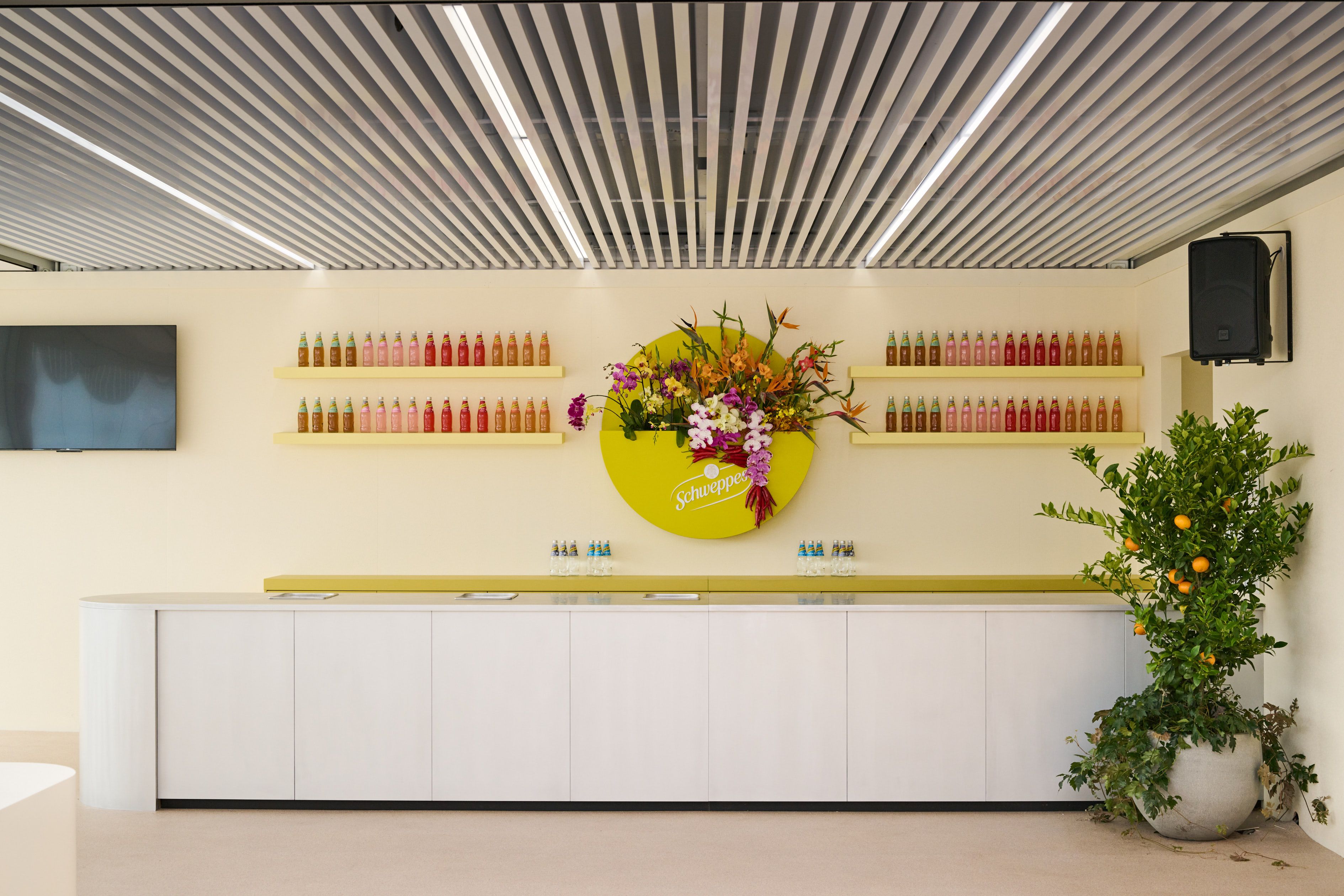 Schweppes - Birdcage Spring Racing Carnival - hospitality interior design, event and activation, brand activation - Flemington Racecourse, Melbourne, Australia