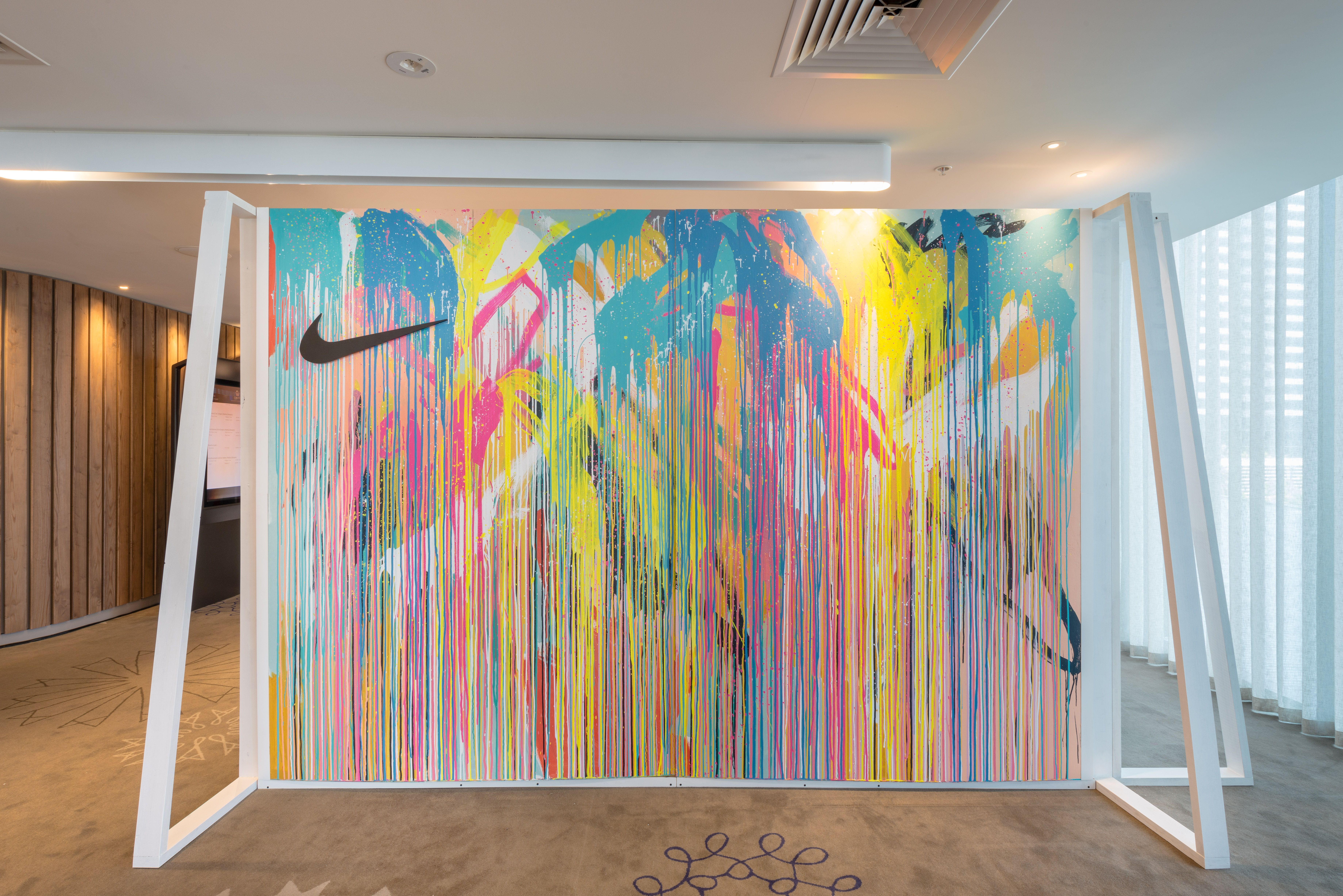 Nike Player Distribution Space - brand activation, event management, fabrication and project management - Crown Metropol, Melbourne, Australia