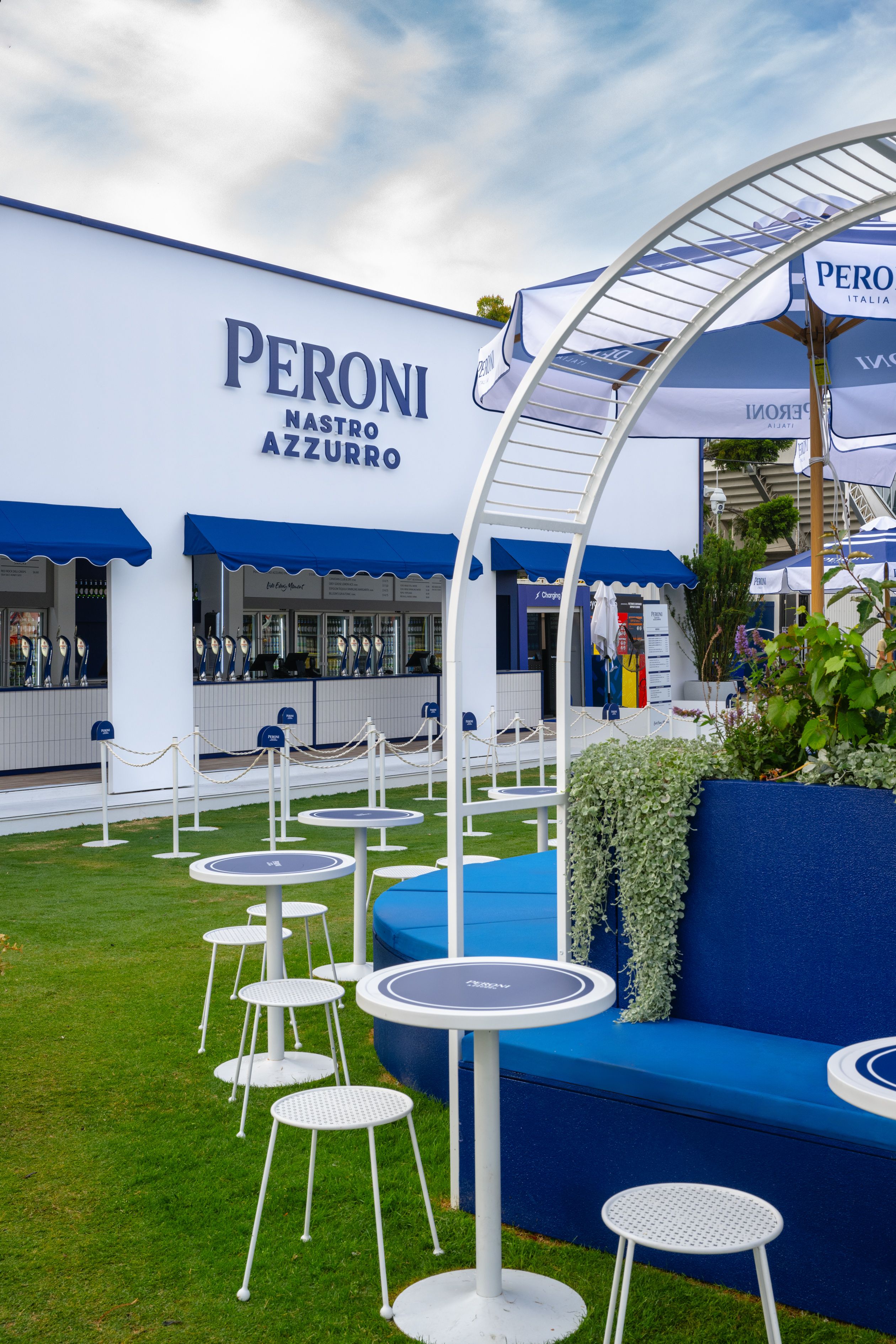 The Peroni Terrace, Australian Open 2025 - brand activation, event and production - Melbourne Park, Victoria